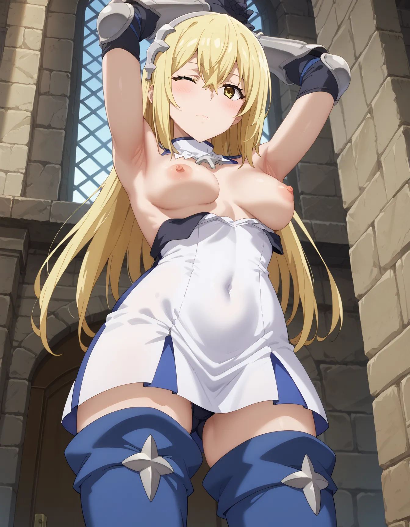 【「腋・脇」AIエロ画像（イラスト・アニメ・二次元風）4705枚まとめ！(101ページ目)のエロ画像14枚目
