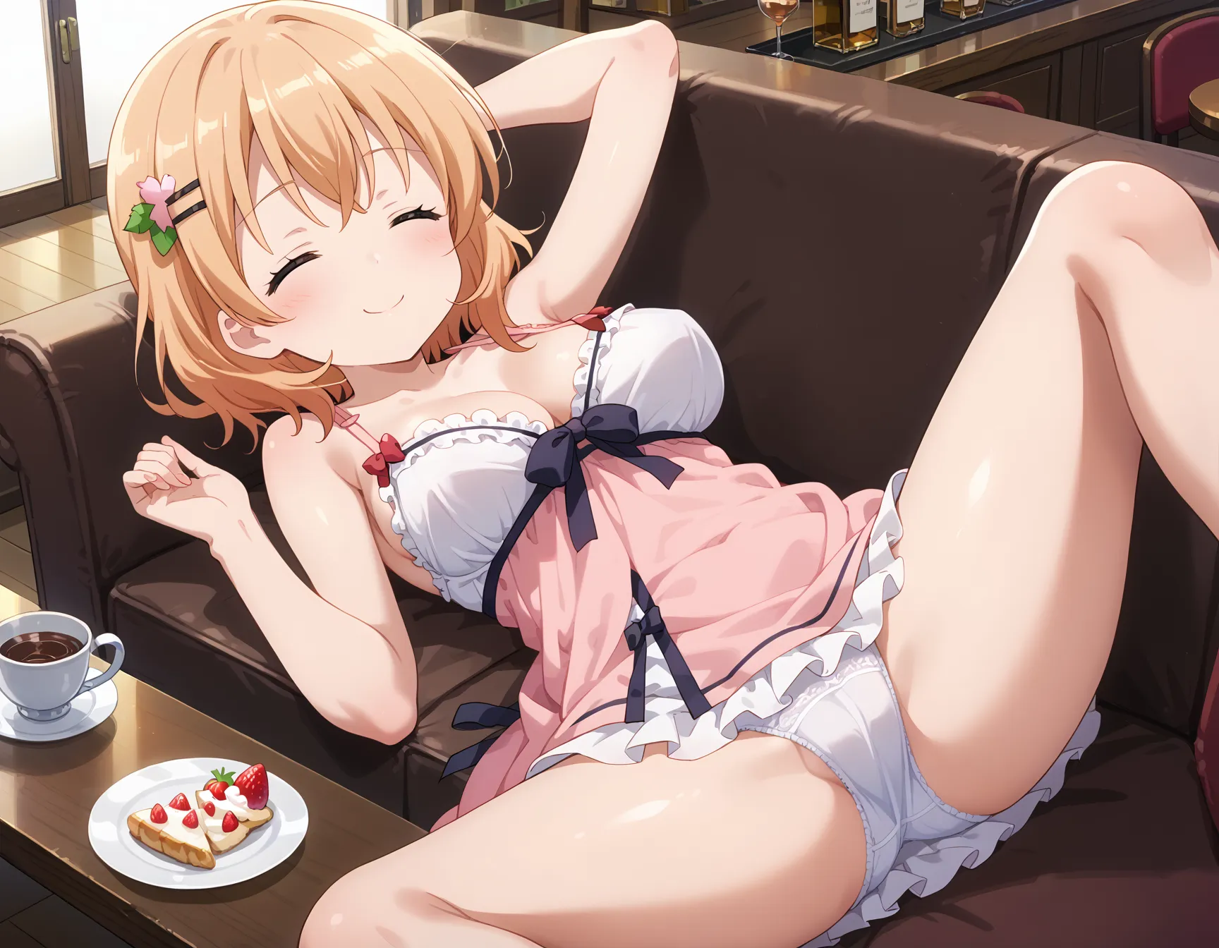 【「下着（ブラジャー・パンティ）」AIエロ画像（イラスト・アニメ・二次元風）15996枚まとめ！(339ページ目)のエロ画像1枚目