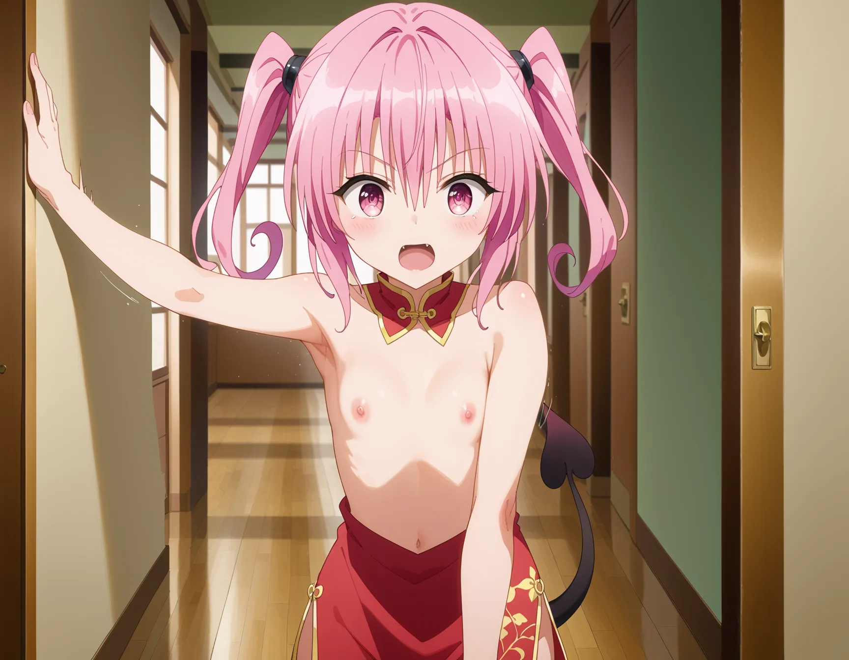 【「貧乳」AIエロ画像（イラスト・アニメ・二次元風）8390枚まとめ！(179ページ目)のエロ画像10枚目