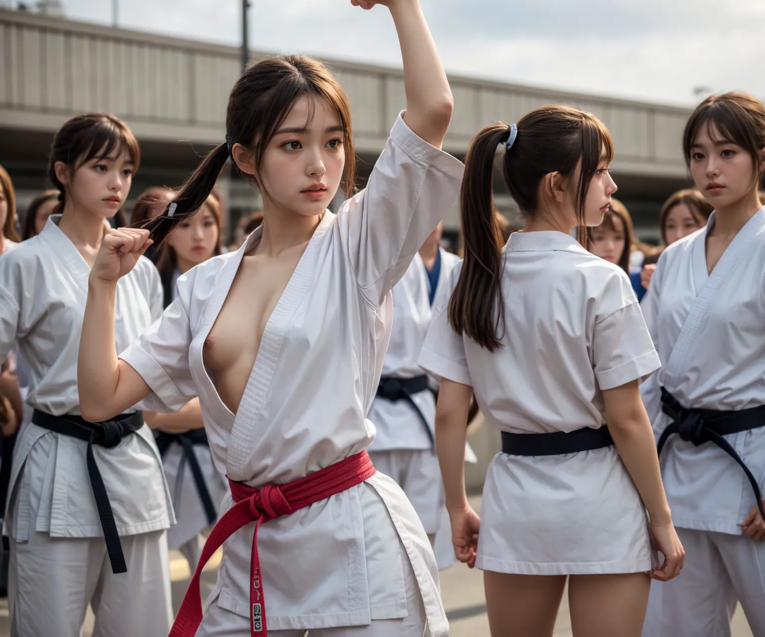 【「道着（空手・柔道）」AIエロ画像（リアル・実写・フォト風）515枚まとめ！(12ページ目)のエロ画像5枚目