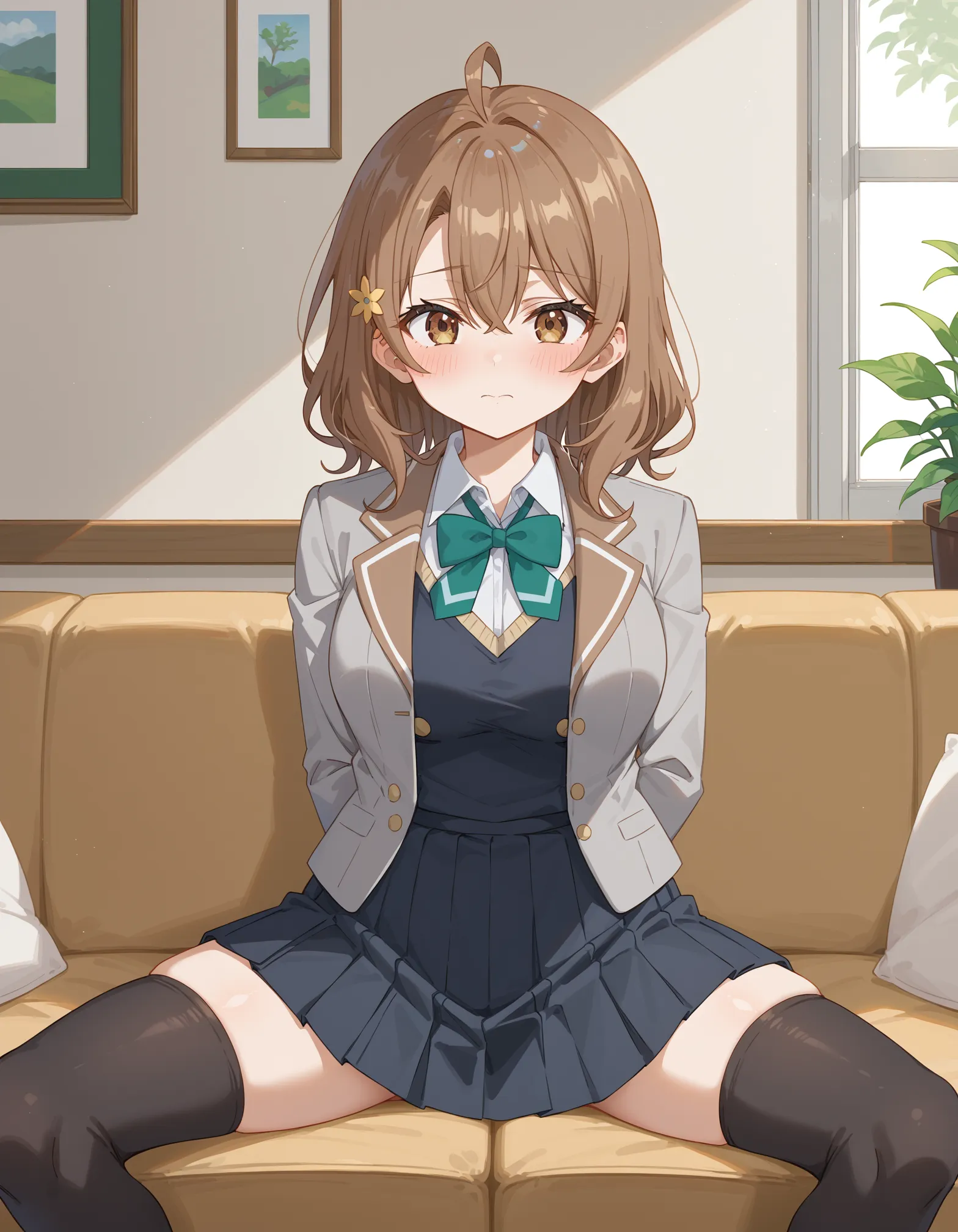 【「尻×学制服」AIエロ画像（リアル・実写・フォト風）2547枚まとめ！(54ページ目)のエロ画像1枚目
