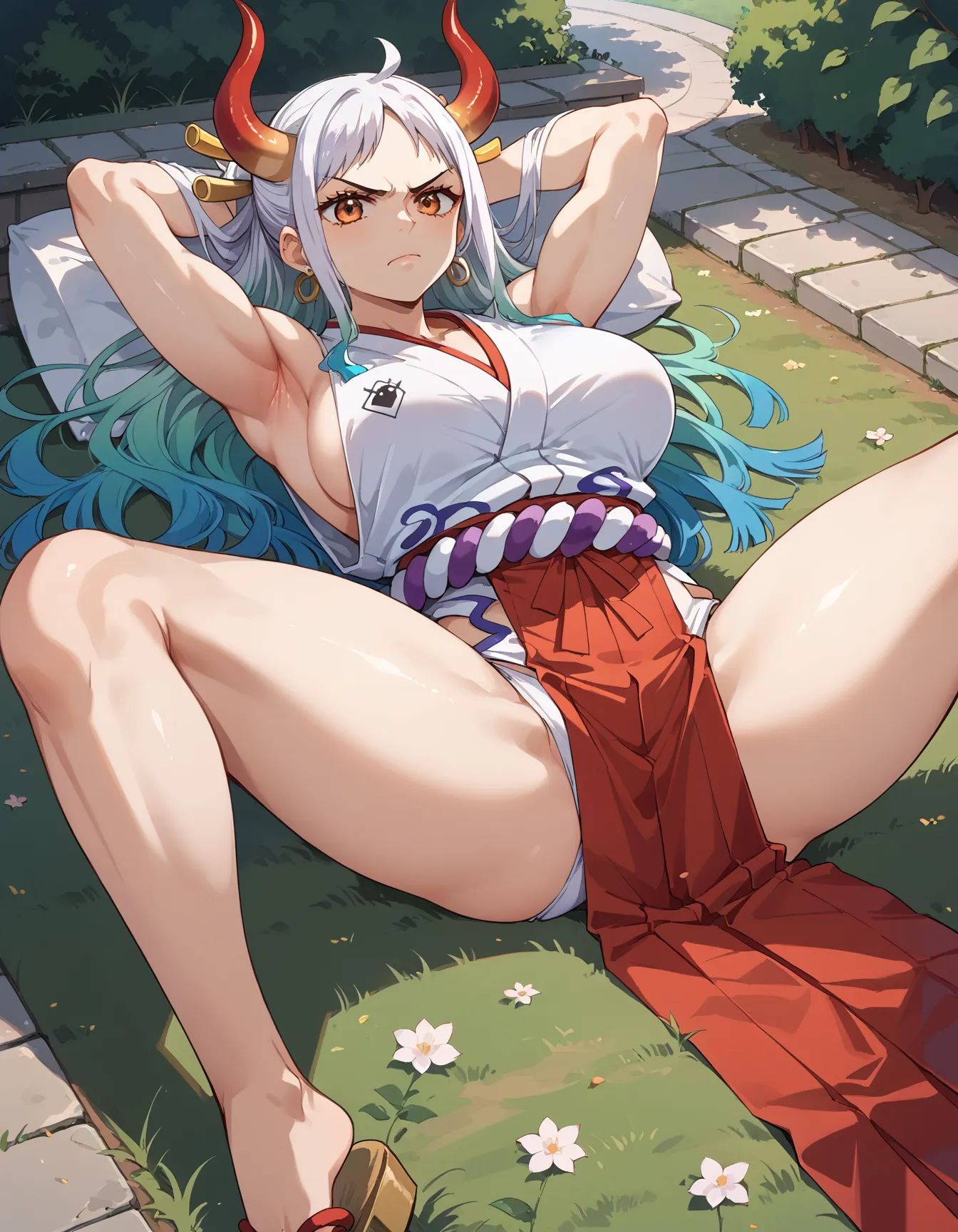 【「巨乳×着物」AIエロ画像（イラスト・アニメ・二次元風）854枚まとめ！(18ページ目)のエロ画像6枚目