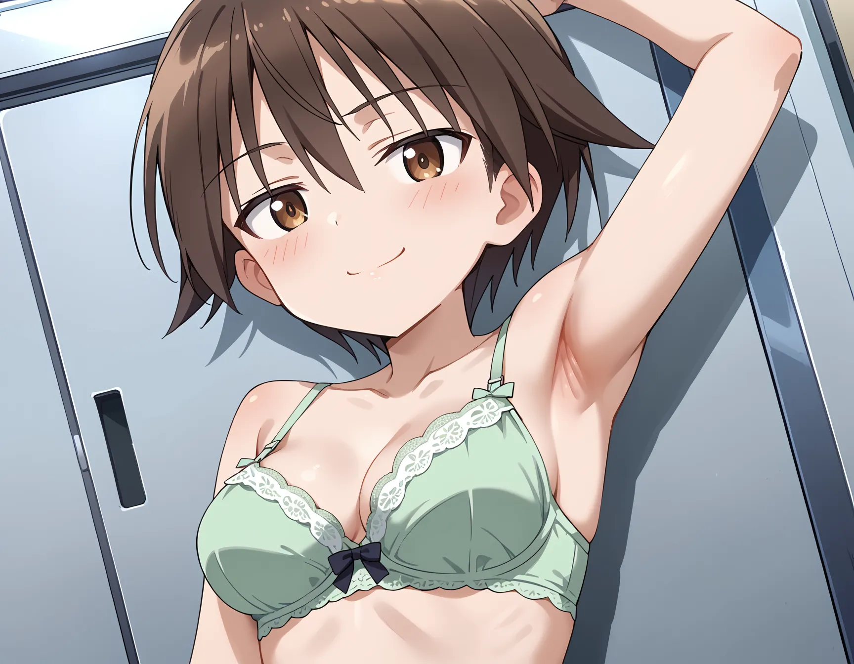 【「腋・脇」AIエロ画像（イラスト・アニメ・二次元風）4705枚まとめ！(100ページ目)のエロ画像18枚目