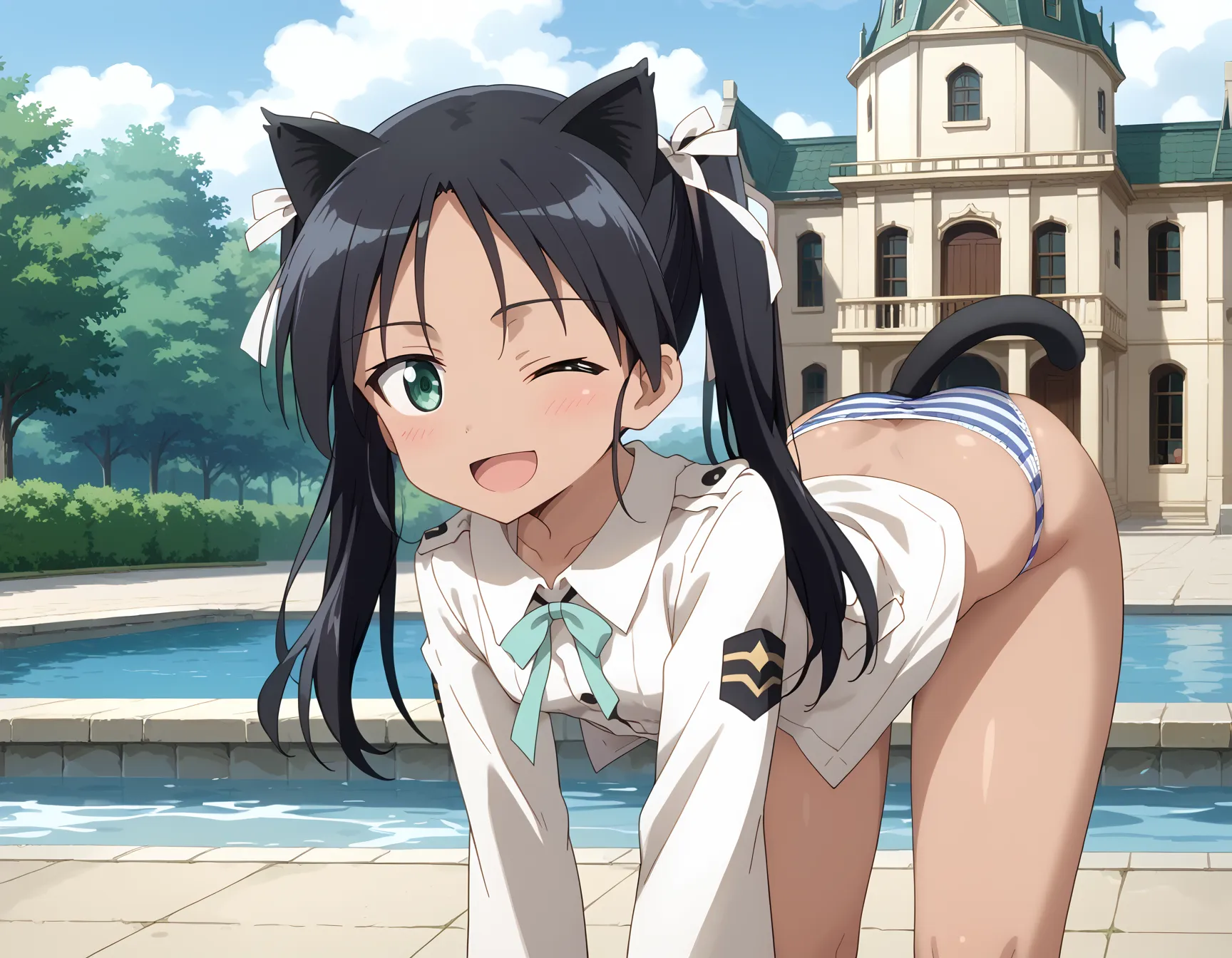 【「貧乳」AIエロ画像（イラスト・アニメ・二次元風）8390枚まとめ！(177ページ目)のエロ画像27枚目