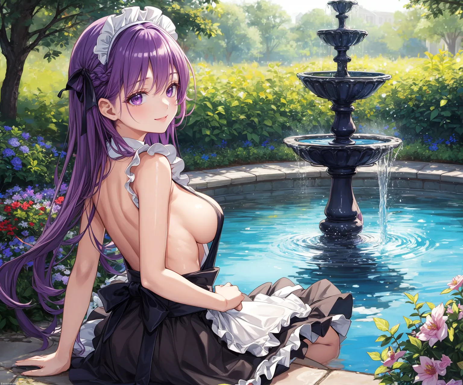 【「メイド」AIエロ画像（イラスト・アニメ・二次元風）516枚まとめ！(11ページ目)のエロ画像30枚目