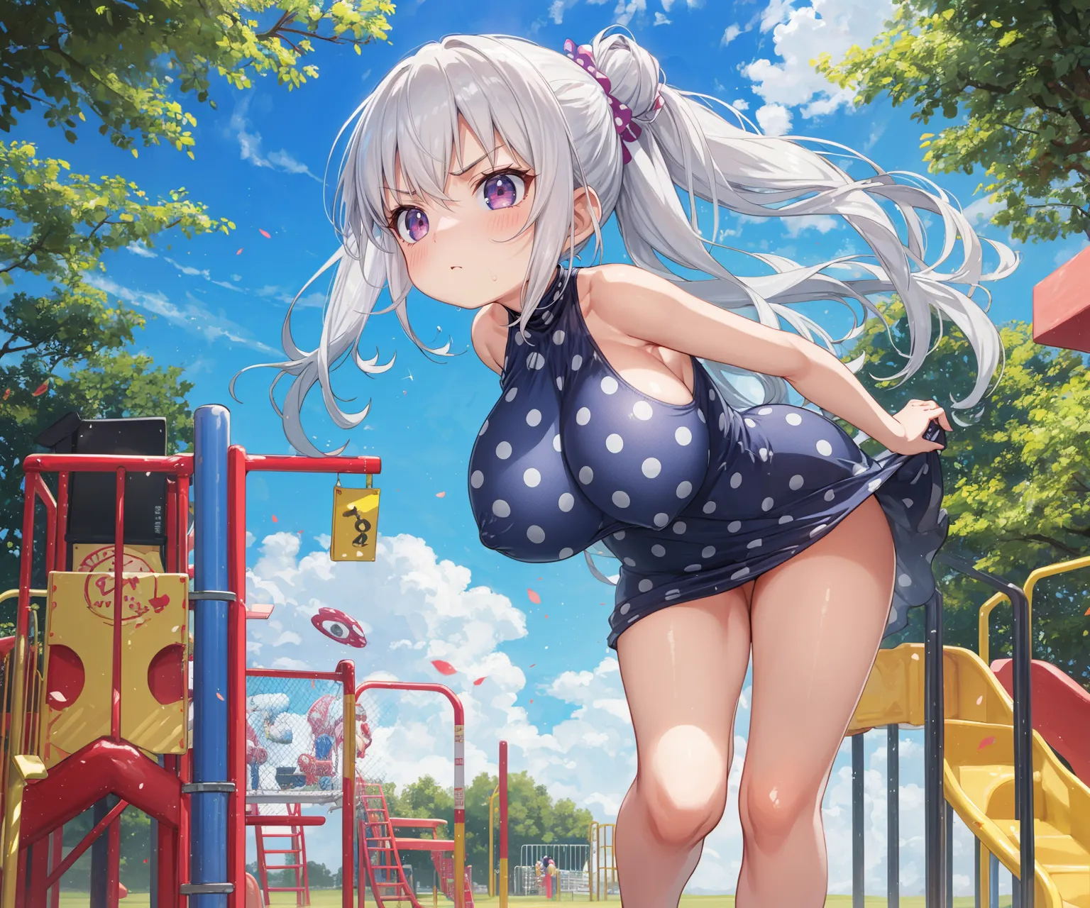 【「爆乳・超乳」AIエロ画像（イラスト・アニメ・二次元風）5621枚まとめ！(117ページ目)のエロ画像18枚目