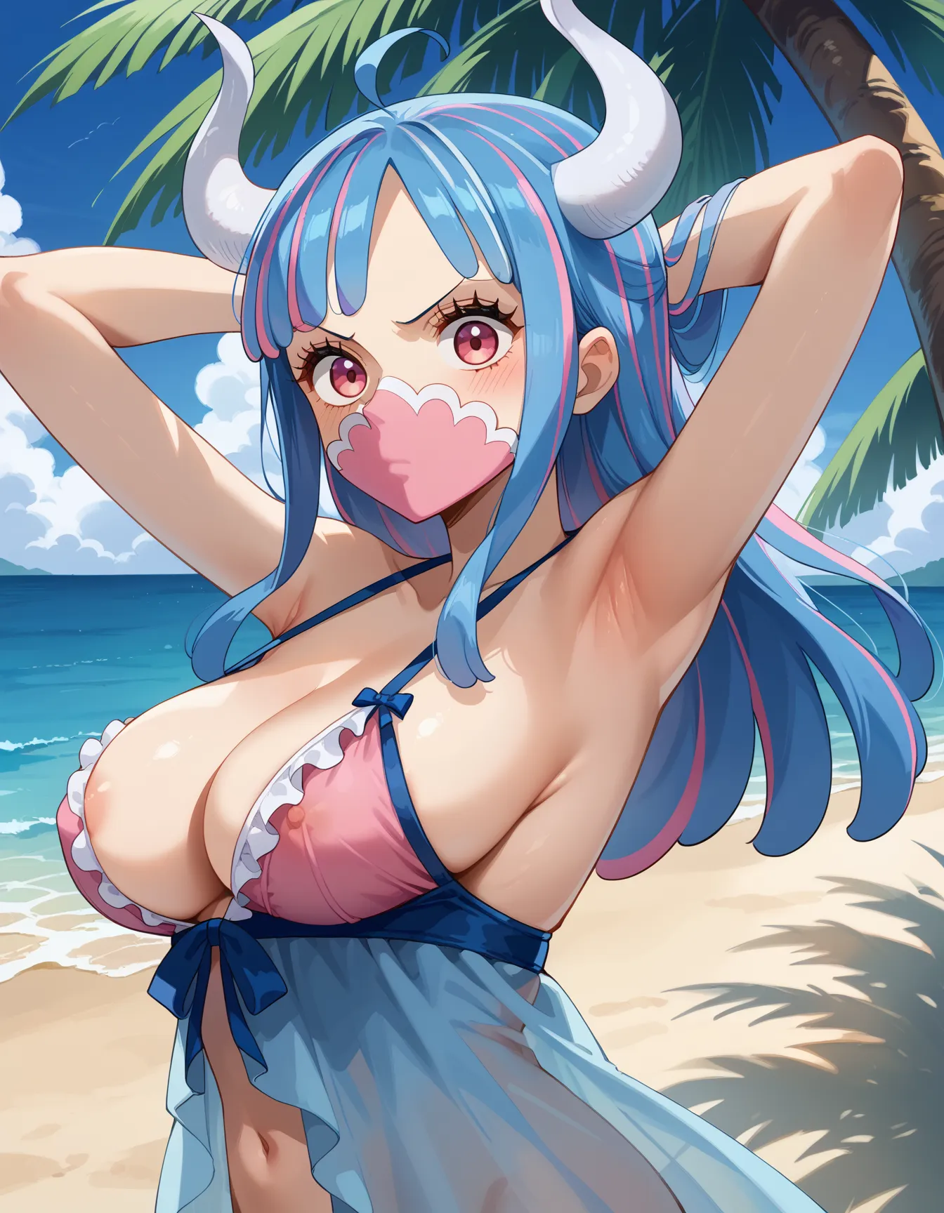 【「腋・脇」AIエロ画像（イラスト・アニメ・二次元風）4705枚まとめ！(100ページ目)のエロ画像8枚目