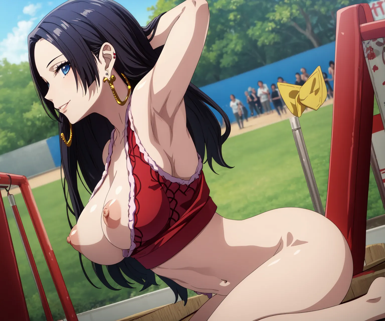 【「腋・脇」AIエロ画像（イラスト・アニメ・二次元風）4705枚まとめ！(100ページ目)のエロ画像6枚目
