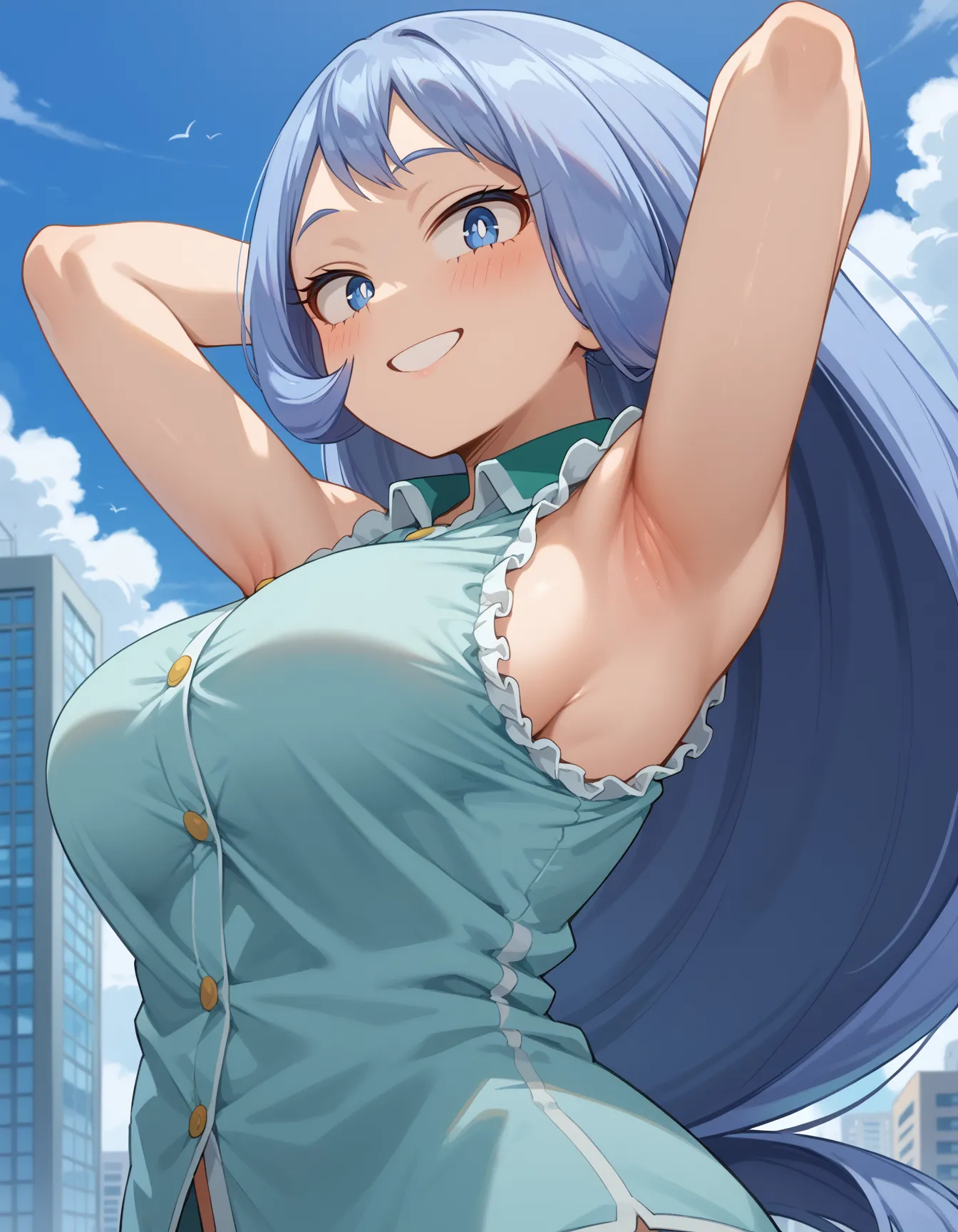 【「腋・脇」AIエロ画像（イラスト・アニメ・二次元風）4705枚まとめ！(99ページ目)のエロ画像29枚目