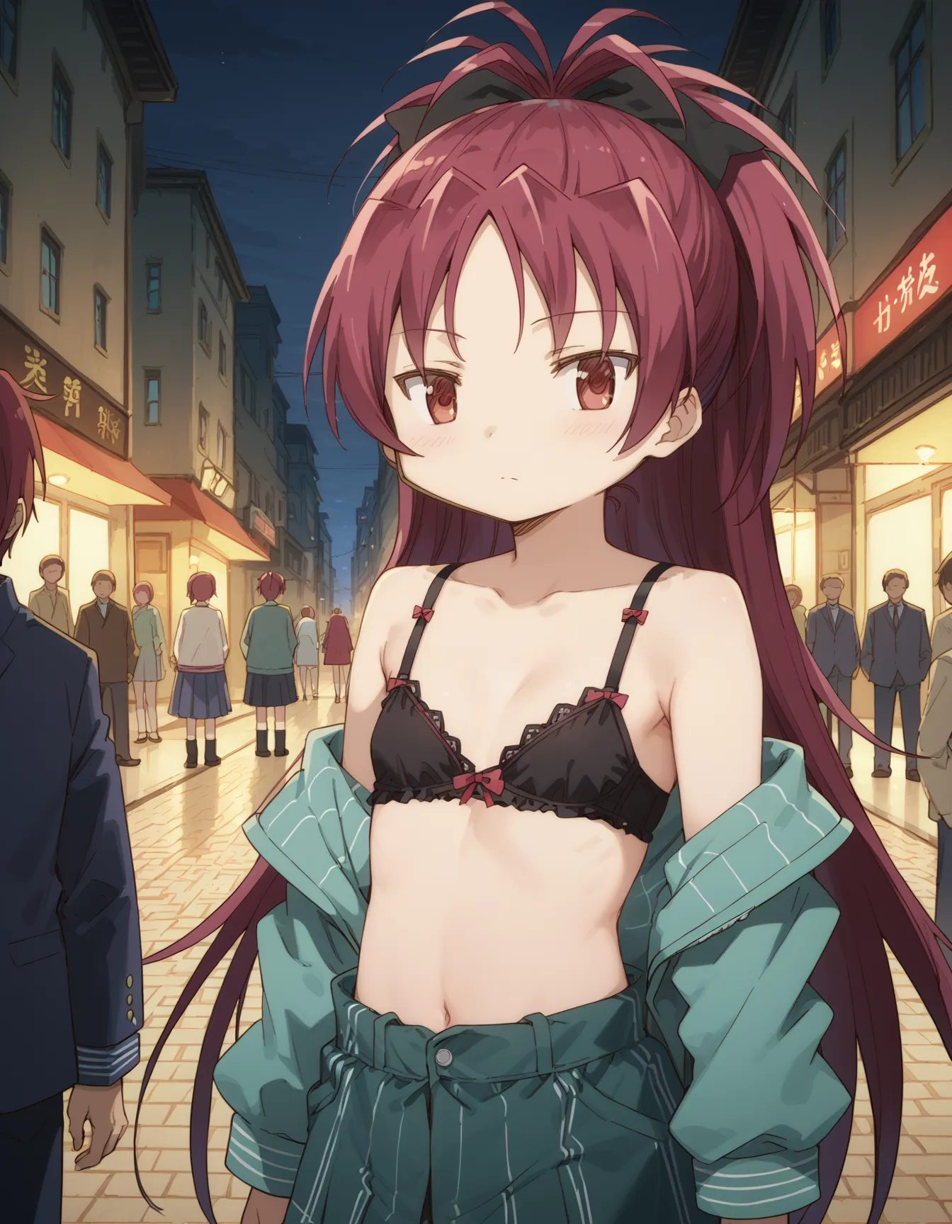 【「貧乳」AIエロ画像（イラスト・アニメ・二次元風）8390枚まとめ！(176ページ目)のエロ画像25枚目