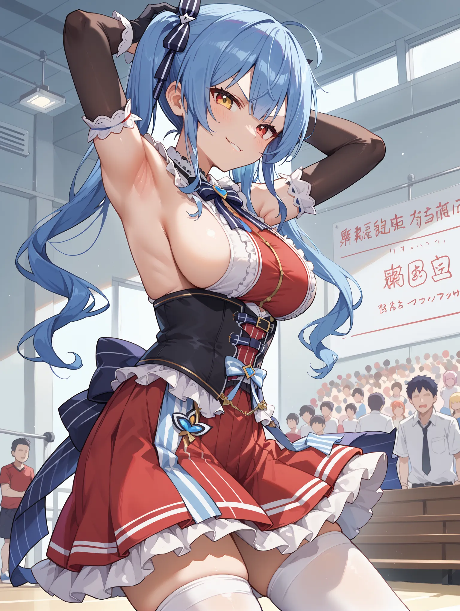 【「腋・脇」AIエロ画像（イラスト・アニメ・二次元風）4705枚まとめ！(99ページ目)のエロ画像26枚目