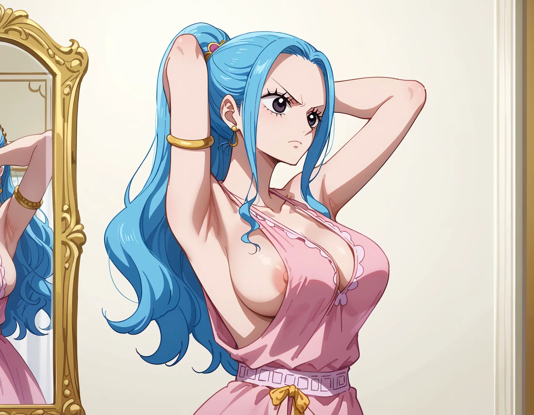 【「腋・脇」AIエロ画像（イラスト・アニメ・二次元風）4705枚まとめ！(99ページ目)のエロ画像9枚目