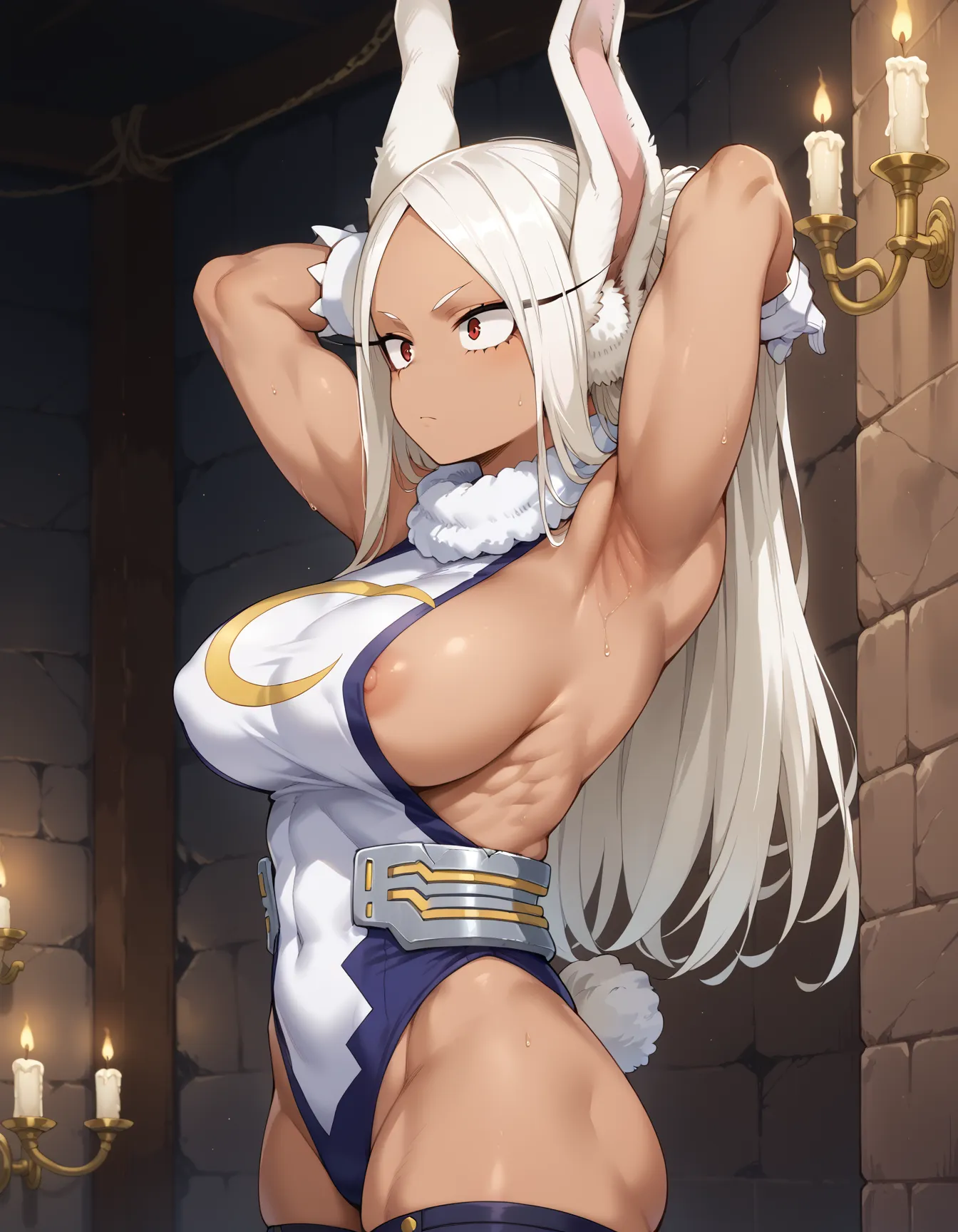 【「腋・脇」AIエロ画像（イラスト・アニメ・二次元風）4705枚まとめ！(99ページ目)のエロ画像8枚目