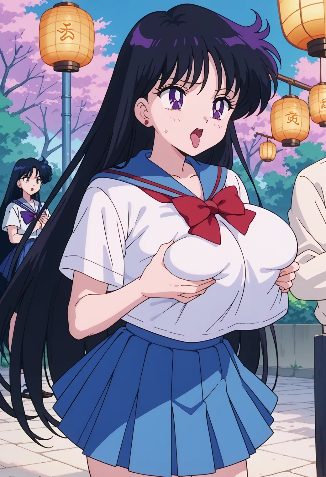 【「爆乳・超乳」AIエロ画像（イラスト・アニメ・二次元風）5621枚まとめ！(115ページ目)のエロ画像24枚目