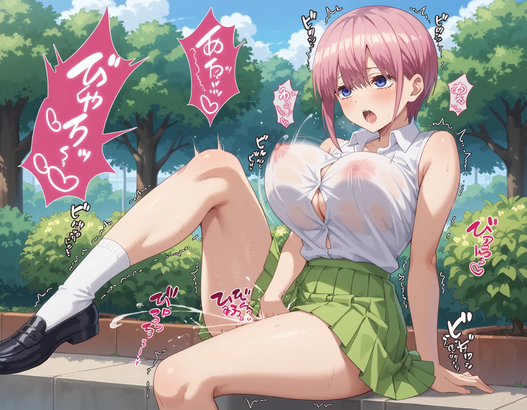 【「おまんこ×学制服」AIエロ画像（イラスト・アニメ・二次元風）845枚まとめ！(17ページ目)のエロ画像25枚目