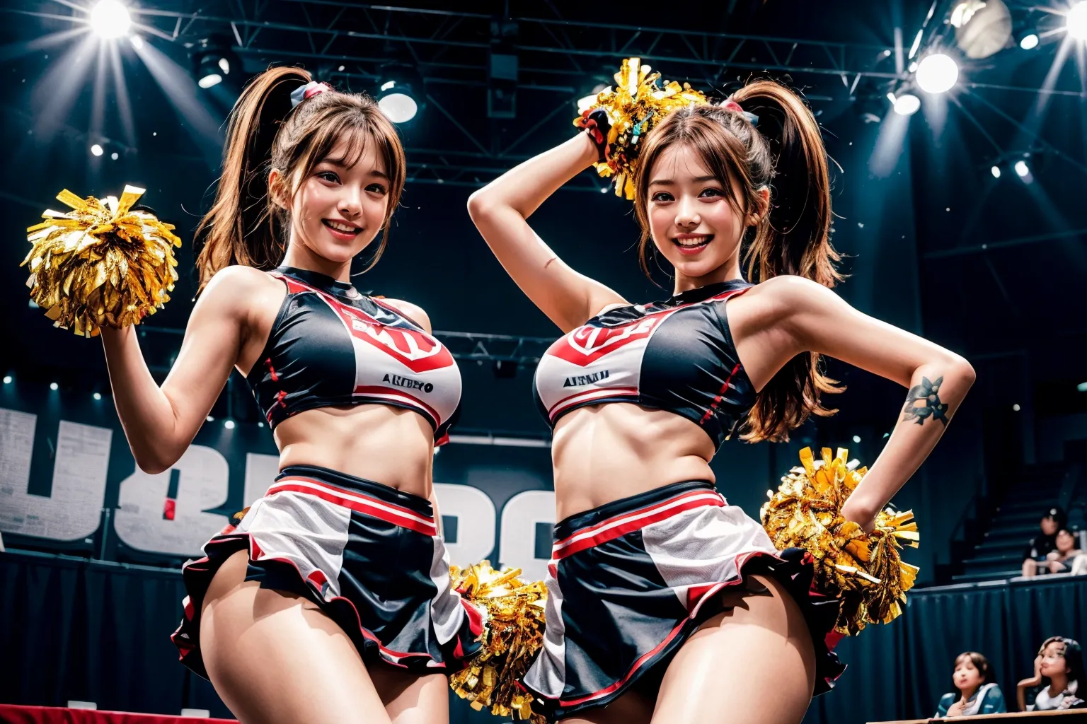 【「チアリーダー」AIエロ画像（リアル・実写・フォト風）1326枚まとめ！(28ページ目)のエロ画像14枚目