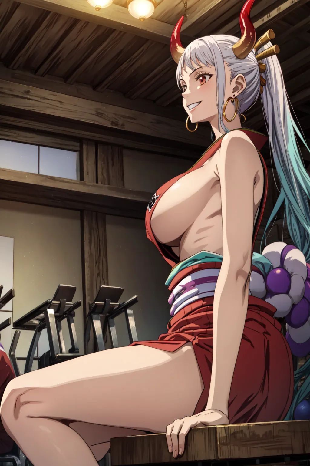 【「爆乳・超乳」AIエロ画像（イラスト・アニメ・二次元風）5621枚まとめ！(115ページ目)のエロ画像17枚目