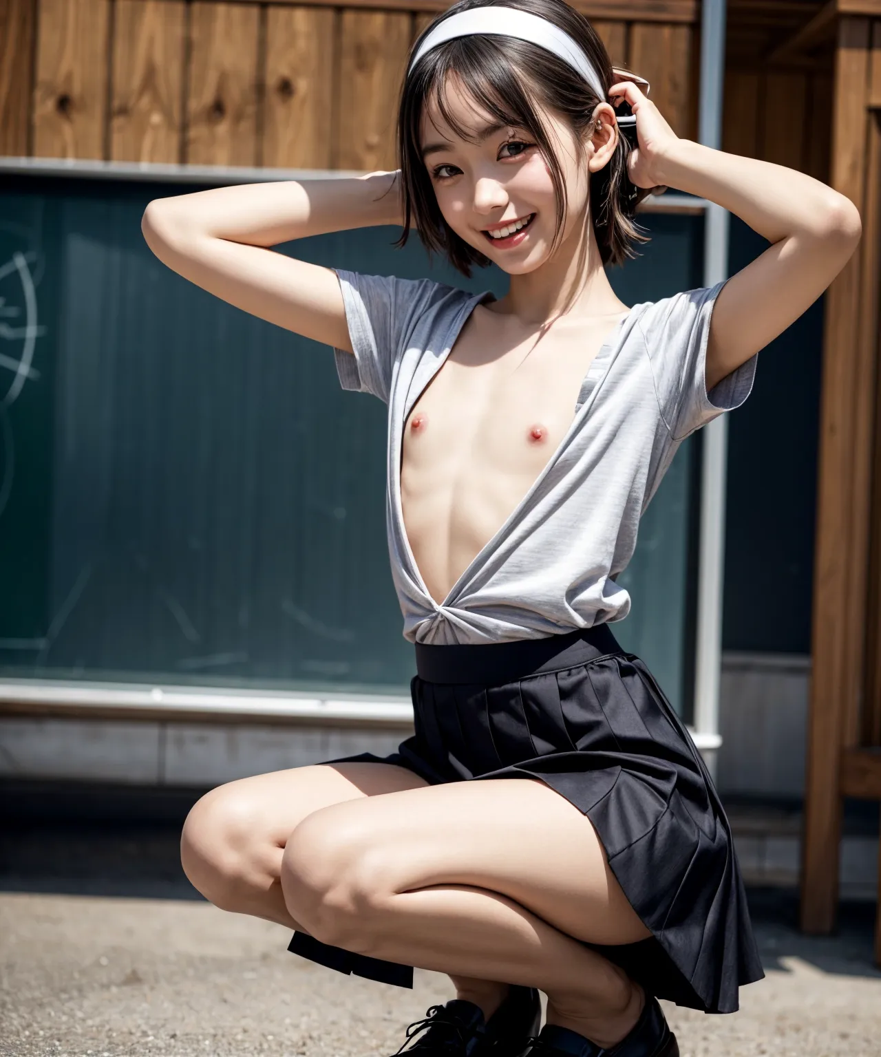 【「女子校生・JK×貧乳」AIエロ画像（リアル・実写・フォト風）2980枚まとめ！(61ページ目)のエロ画像23枚目
