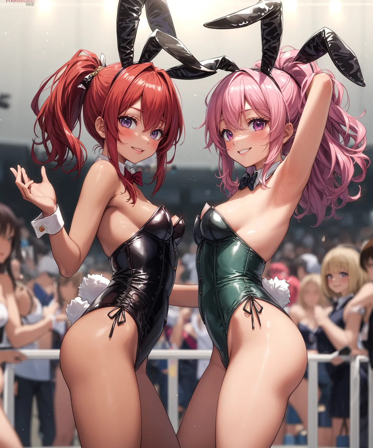 【「バニーガール」AIエロ画像（イラスト・アニメ・二次元風）736枚まとめ！(15ページ目)のエロ画像27枚目