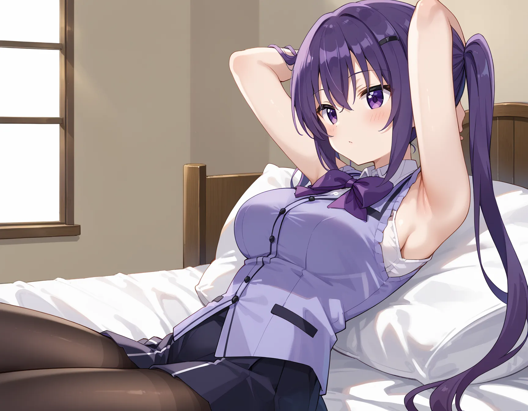 【「巨乳×パンスト」AIエロ画像（イラスト・アニメ・二次元風）575枚まとめ！(12ページ目)のエロ画像29枚目