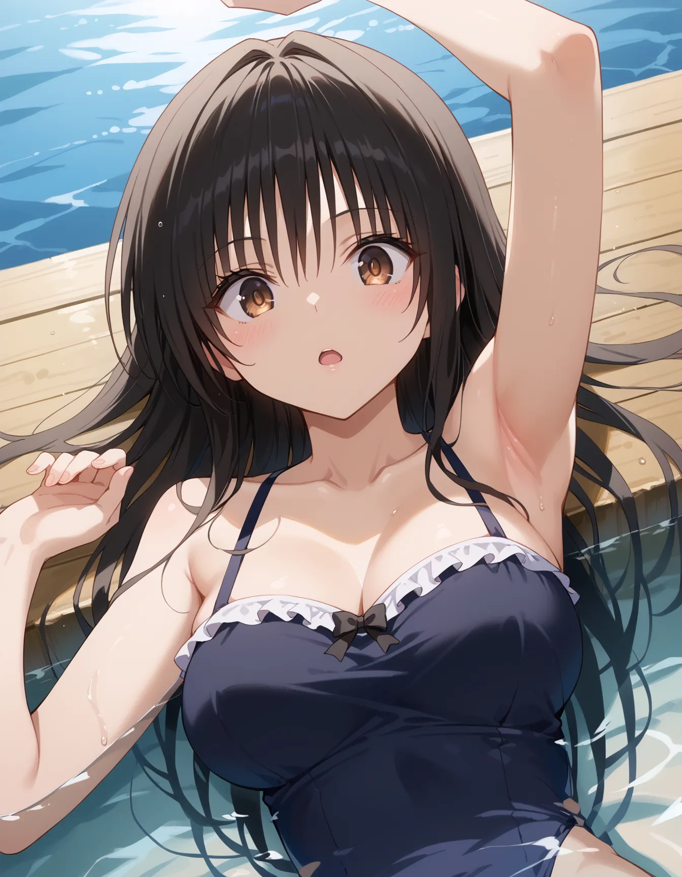 【「腋・脇」AIエロ画像（イラスト・アニメ・二次元風）4705枚まとめ！(98ページ目)のエロ画像18枚目