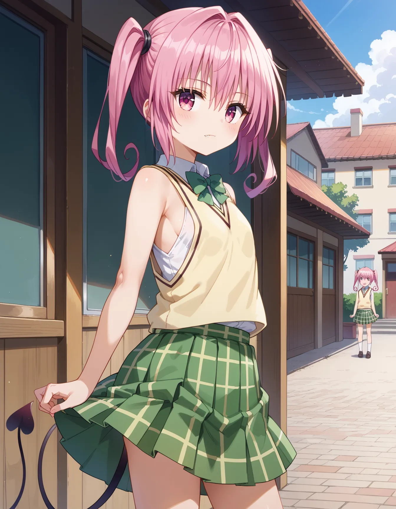 【「貧乳×学制服」AIエロ画像（イラスト・アニメ・二次元風）606枚まとめ！(13ページ目)のエロ画像11枚目