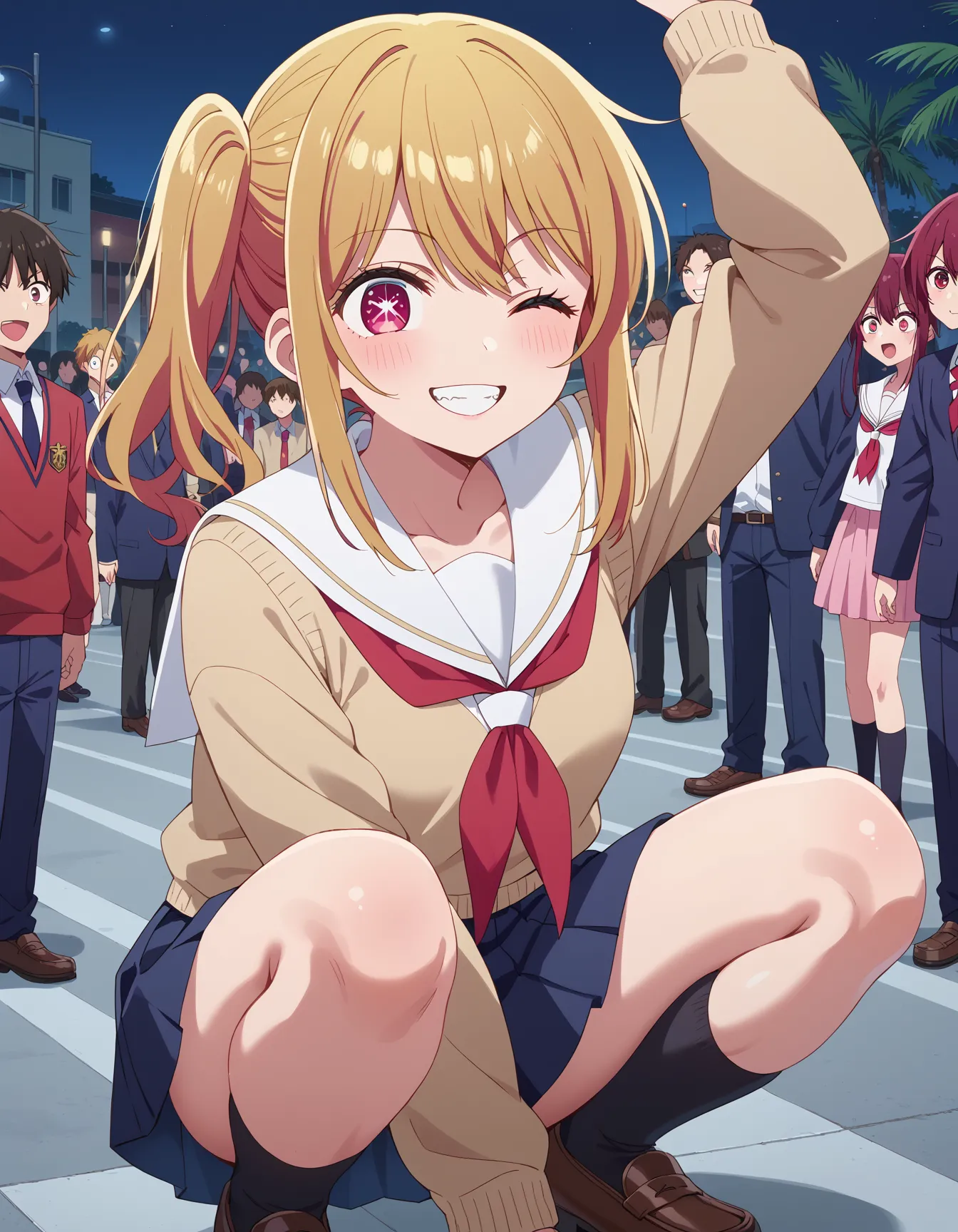 【「学制服」AIエロ画像（イラスト・アニメ・二次元風）4855枚まとめ！(98ページ目)のエロ画像30枚目
