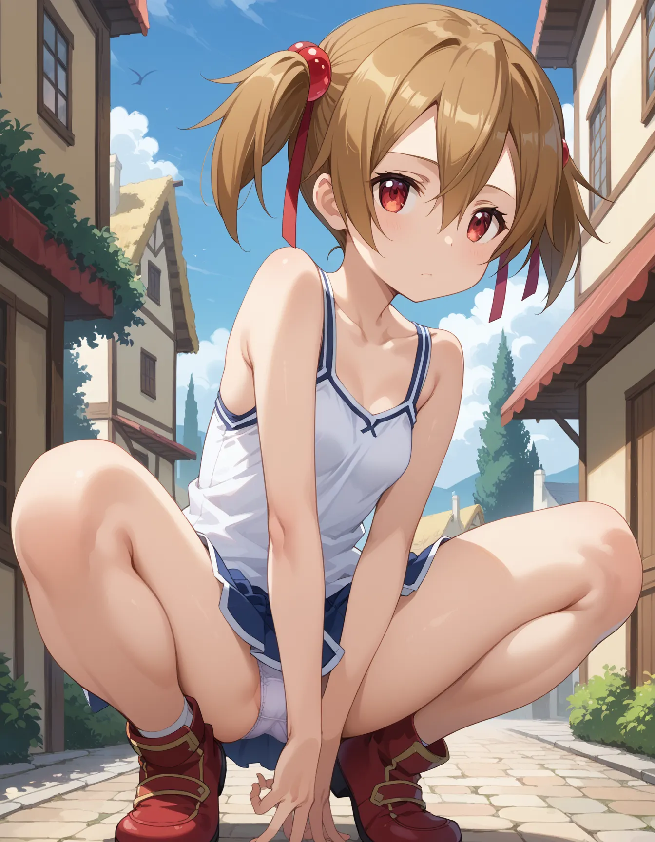 【「下着（ブラジャー・パンティ）」AIエロ画像（イラスト・アニメ・二次元風）15996枚まとめ！(327ページ目)のエロ画像4枚目