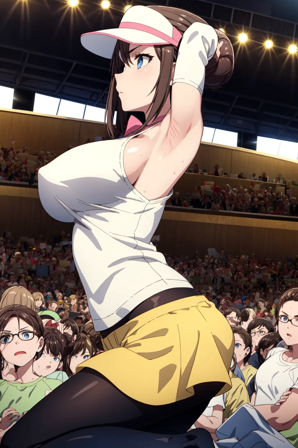 【「巨乳×パンスト」AIエロ画像（イラスト・アニメ・二次元風）575枚まとめ！(12ページ目)のエロ画像23枚目