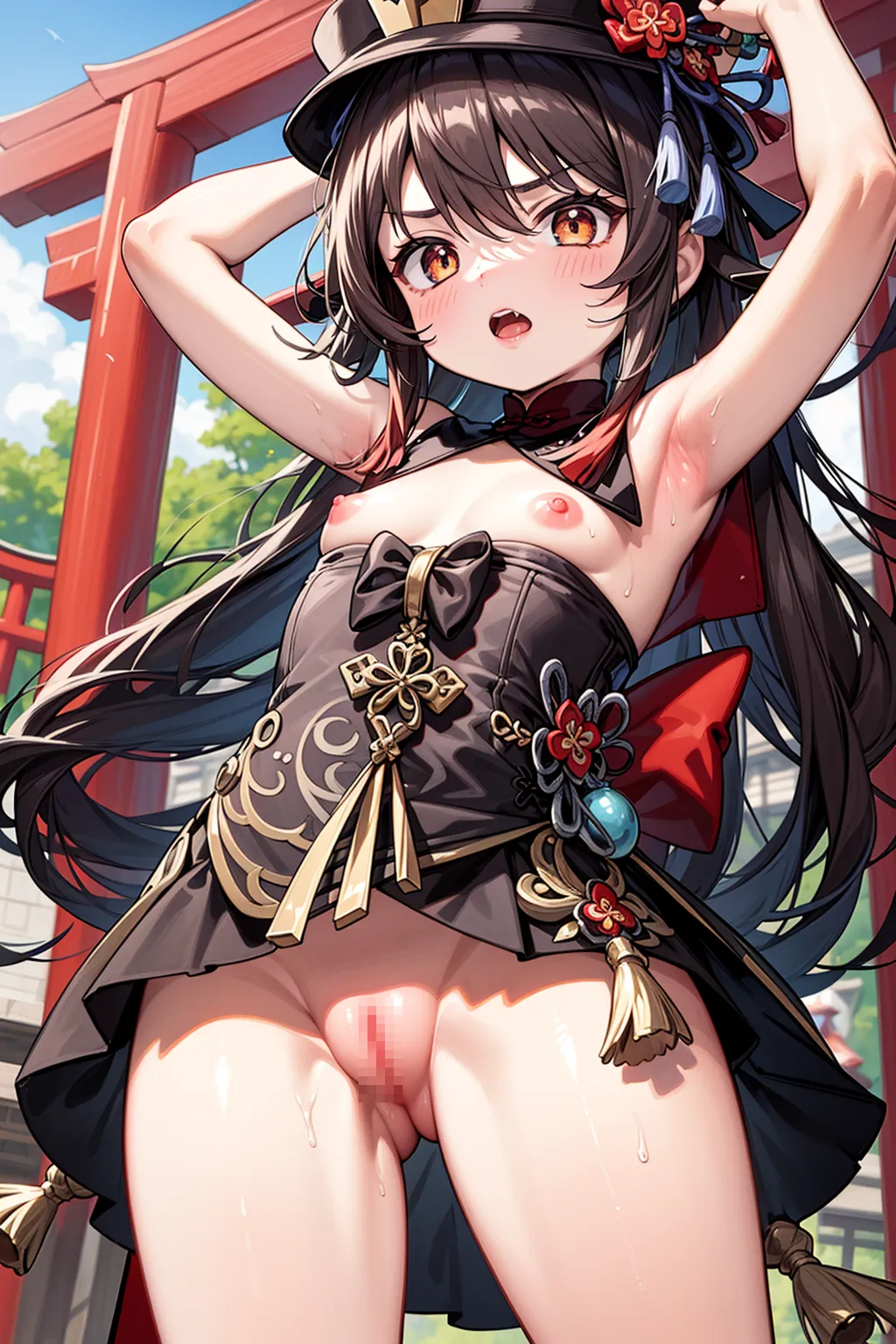 【「貧乳」AIエロ画像（イラスト・アニメ・二次元風）8390枚まとめ！(172ページ目)のエロ画像28枚目