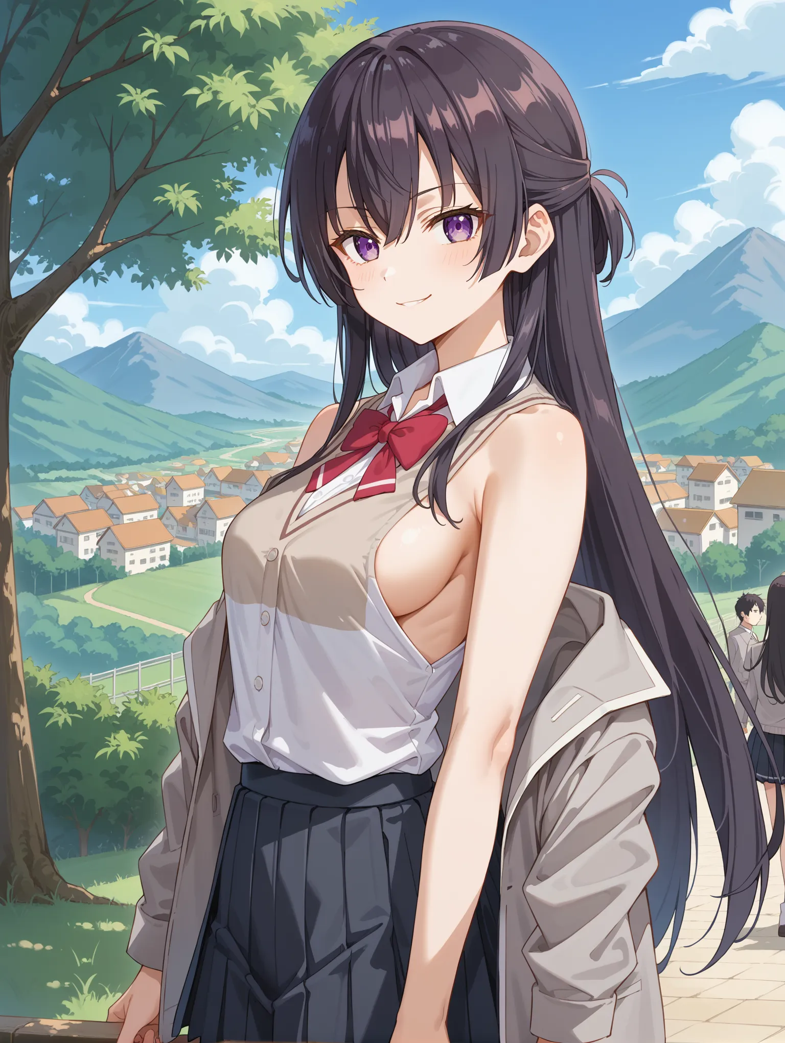 【「学制服」AIエロ画像（イラスト・アニメ・二次元風）4855枚まとめ！(98ページ目)のエロ画像6枚目