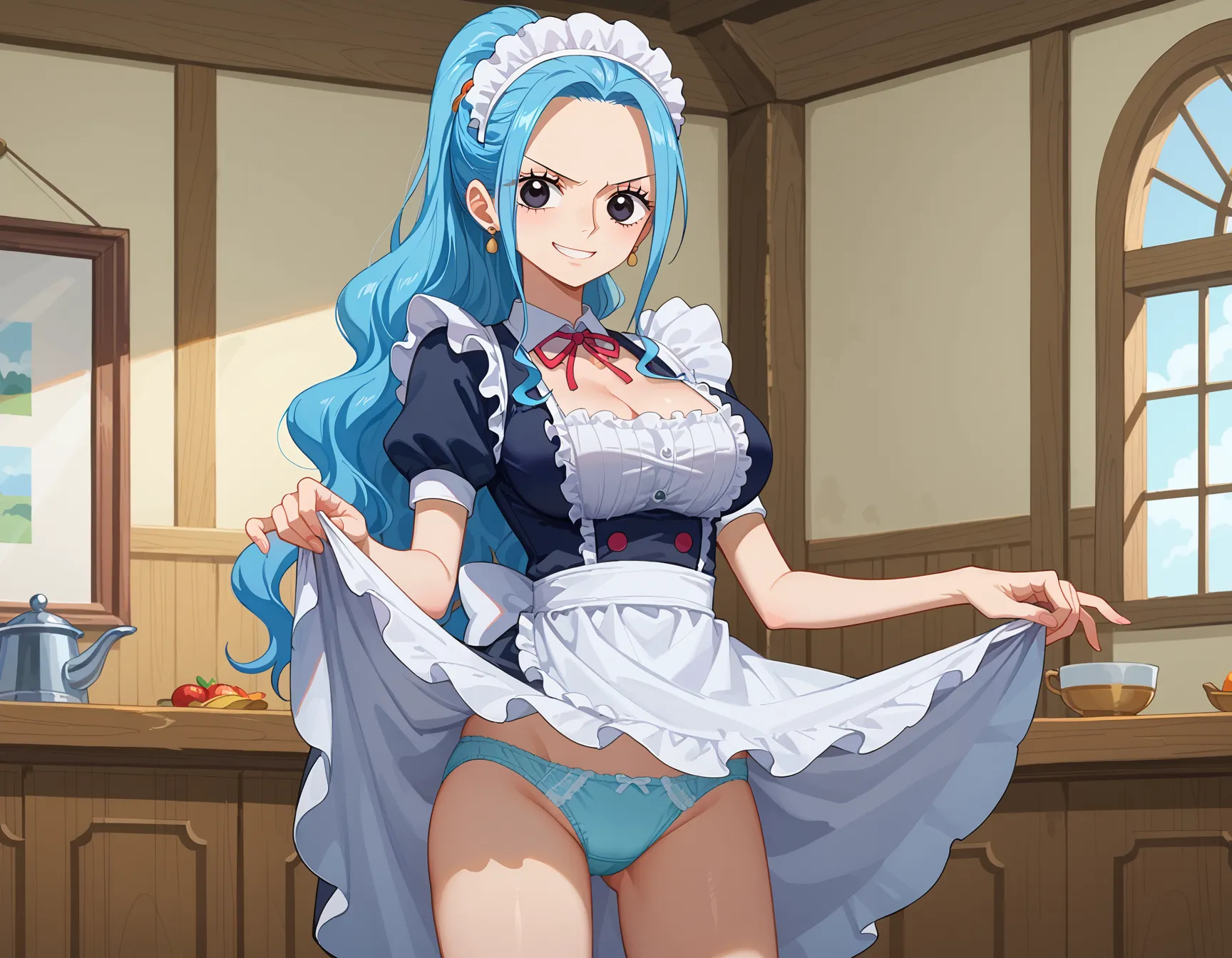 【「メイド」AIエロ画像（イラスト・アニメ・二次元風）516枚まとめ！(11ページ目)のエロ画像20枚目