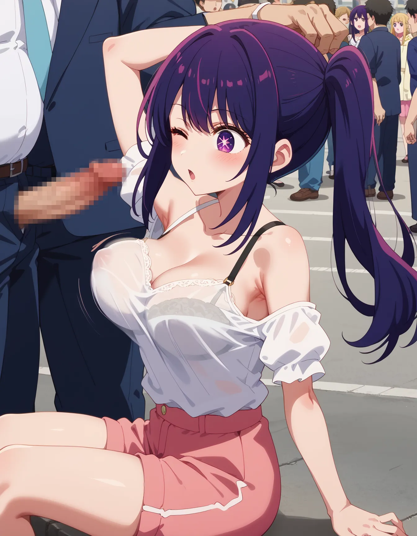 【「腋・脇」AIエロ画像（イラスト・アニメ・二次元風）4705枚まとめ！(97ページ目)のエロ画像13枚目