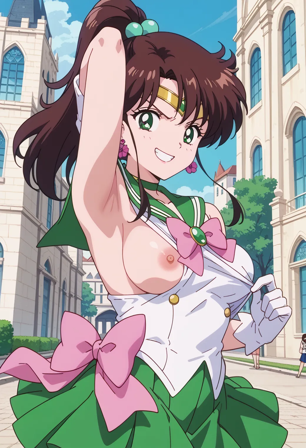 【「腋・脇」AIエロ画像（イラスト・アニメ・二次元風）4705枚まとめ！(97ページ目)のエロ画像7枚目