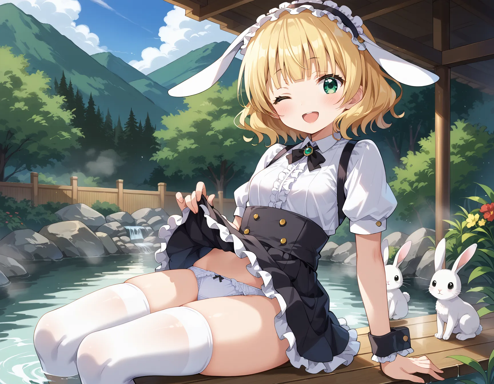 【「下着（ブラジャー・パンティ）」AIエロ画像（イラスト・アニメ・二次元風）15996枚まとめ！(324ページ目)のエロ画像7枚目