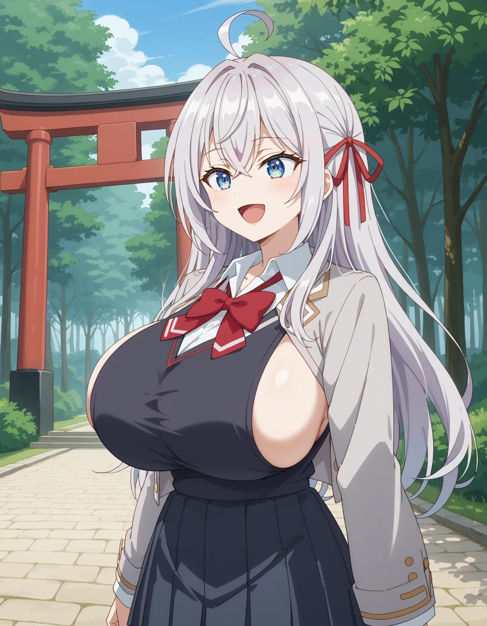 【「爆乳・超乳」AIエロ画像（イラスト・アニメ・二次元風）5621枚まとめ！(113ページ目)のエロ画像17枚目