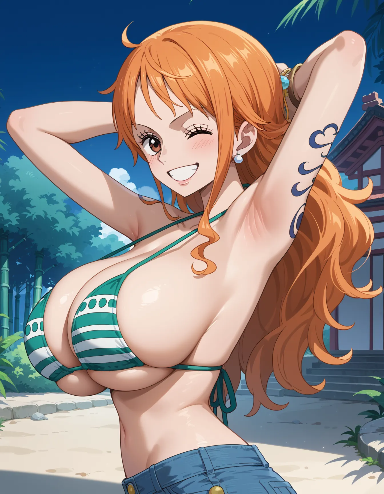 【「爆乳・超乳」AIエロ画像（イラスト・アニメ・二次元風）5621枚まとめ！(113ページ目)のエロ画像14枚目