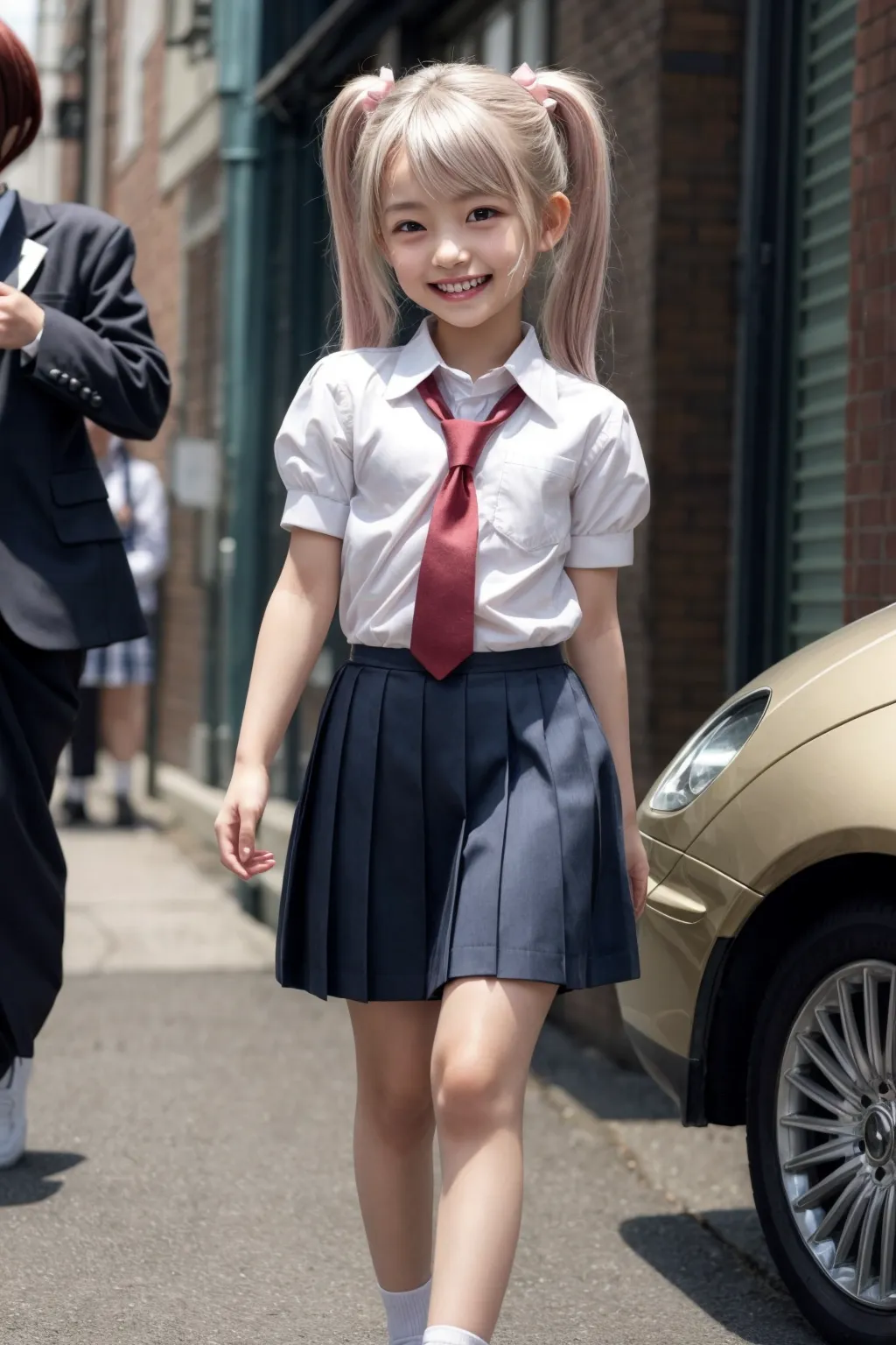 【「ロリ・小柄×学制服」AIエロ画像（リアル・実写・フォト風）745枚まとめ！(15ページ目)のエロ画像7枚目