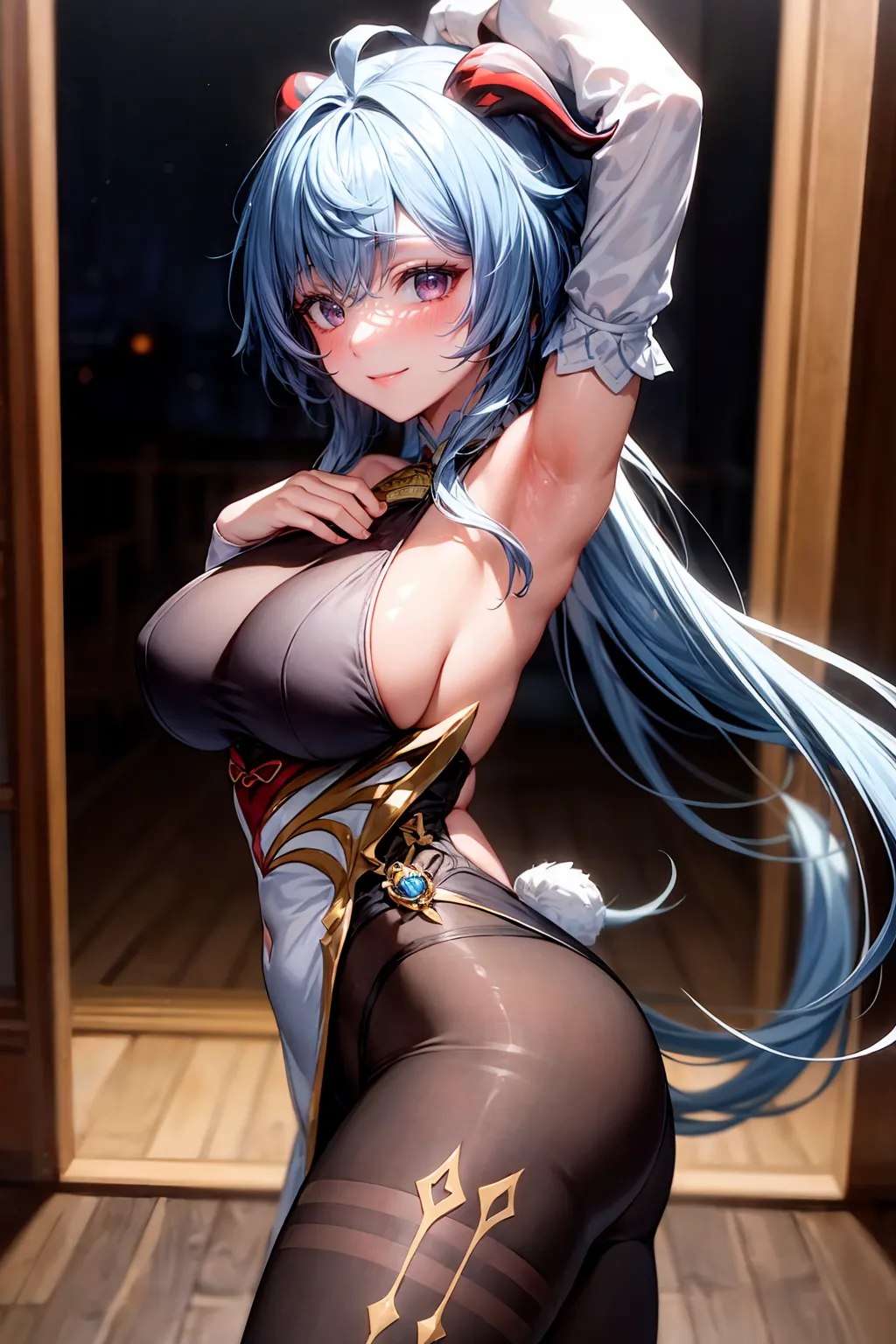 【「腋・脇」AIエロ画像（イラスト・アニメ・二次元風）4705枚まとめ！(96ページ目)のエロ画像20枚目