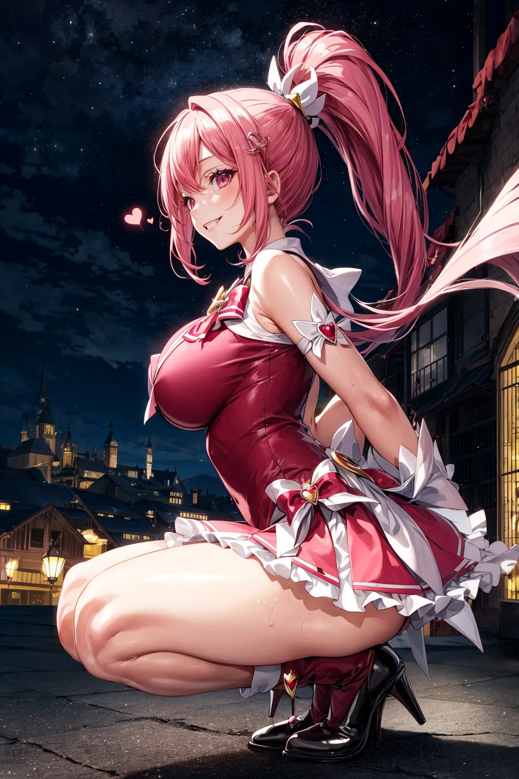 【「爆乳・超乳」AIエロ画像（イラスト・アニメ・二次元風）5621枚まとめ！(112ページ目)のエロ画像29枚目