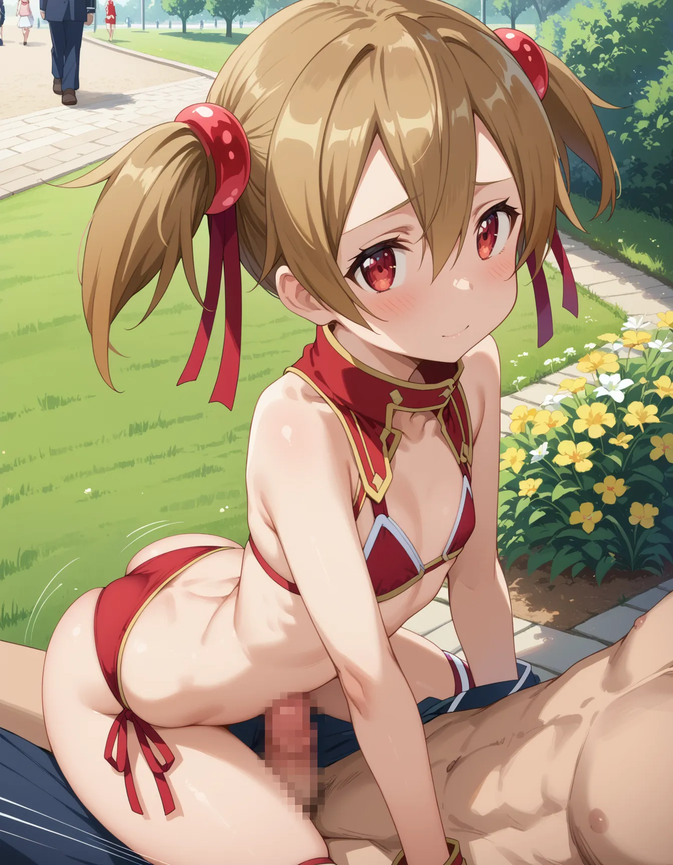 【「貧乳」AIエロ画像（イラスト・アニメ・二次元風）8390枚まとめ！(170ページ目)のエロ画像25枚目