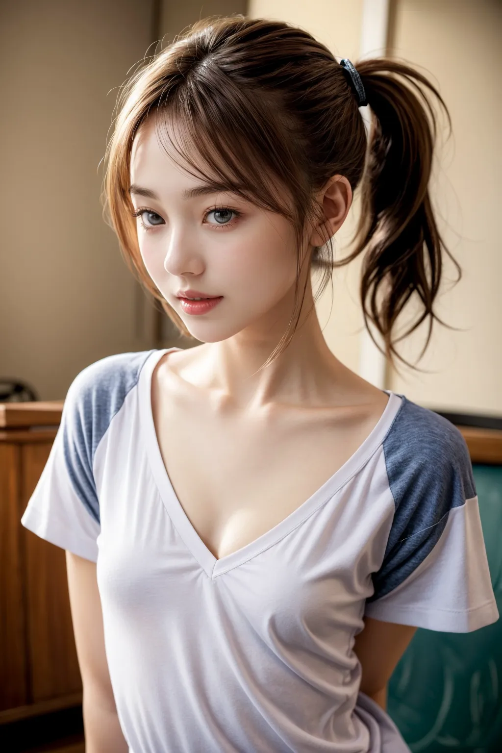 【「貧乳」AIエロ画像（リアル・実写・フォト風）21896枚まとめ！(440ページ目)のエロ画像2枚目
