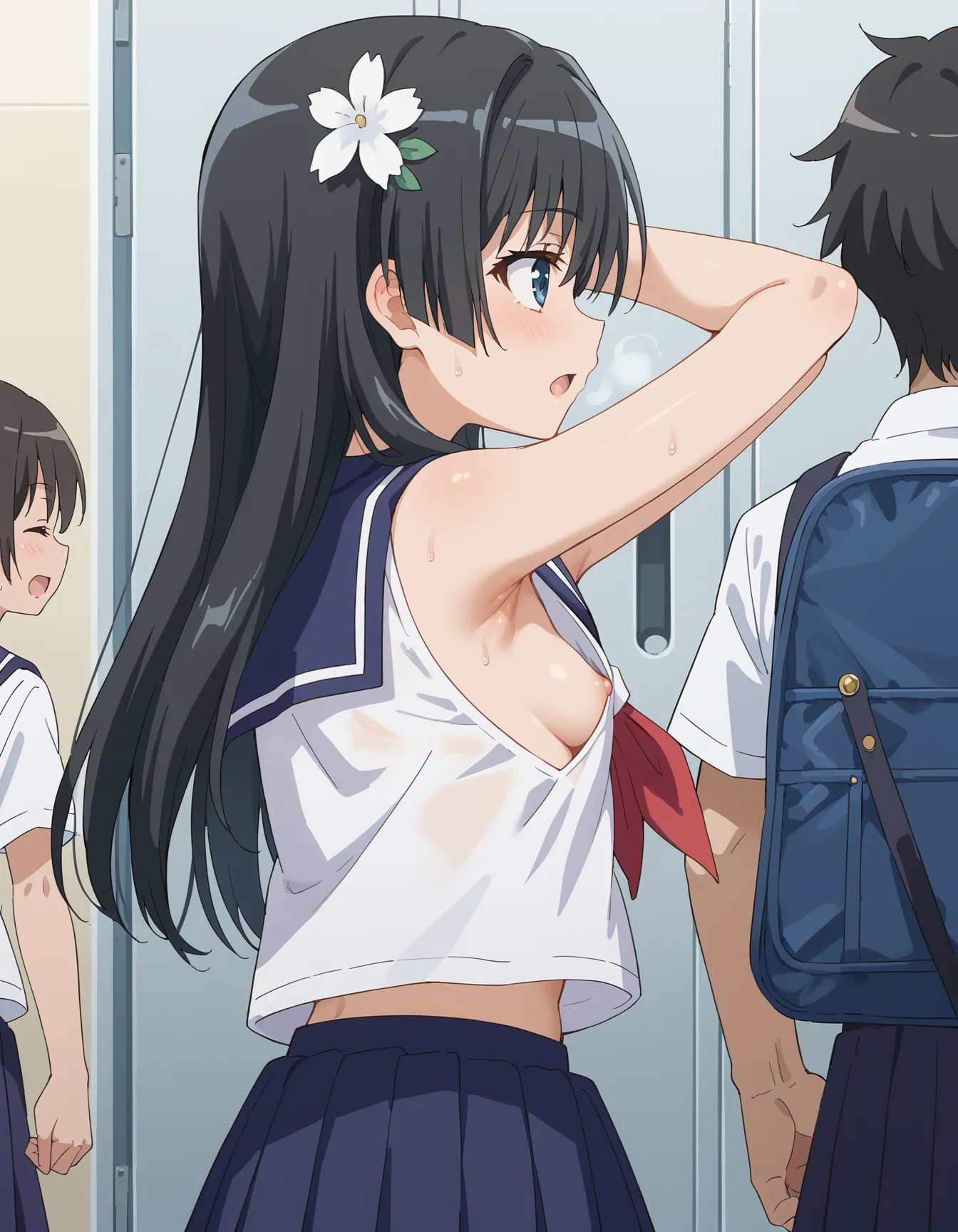 【「腋・脇」AIエロ画像（イラスト・アニメ・二次元風）4705枚まとめ！(96ページ目)のエロ画像8枚目