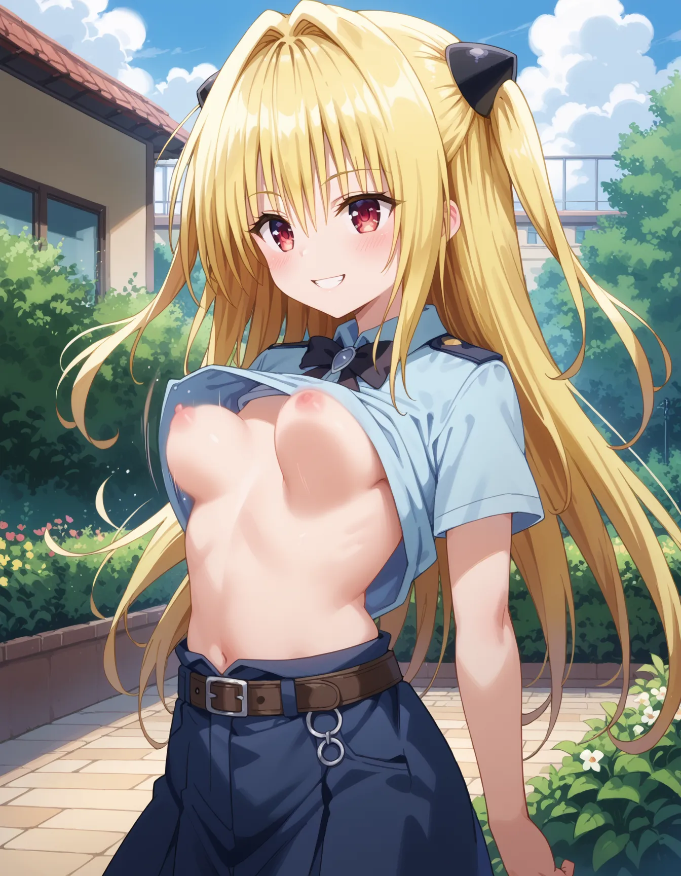 【「女警官」AIエロ画像（イラスト・アニメ・二次元風）264枚まとめ！(6ページ目)のエロ画像15枚目
