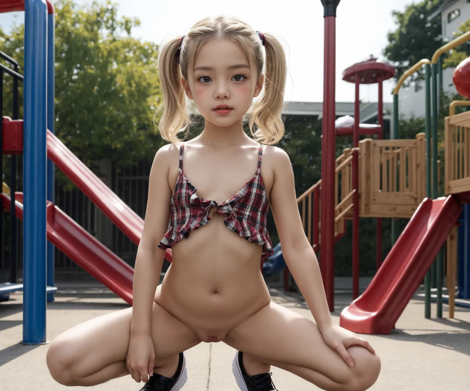 【「ロリ・小柄×下着（ブラジャー・パンティ）」AIエロ画像（リアル・実写・フォト風）3330枚まとめ！(68ページ目)のエロ画像30枚目