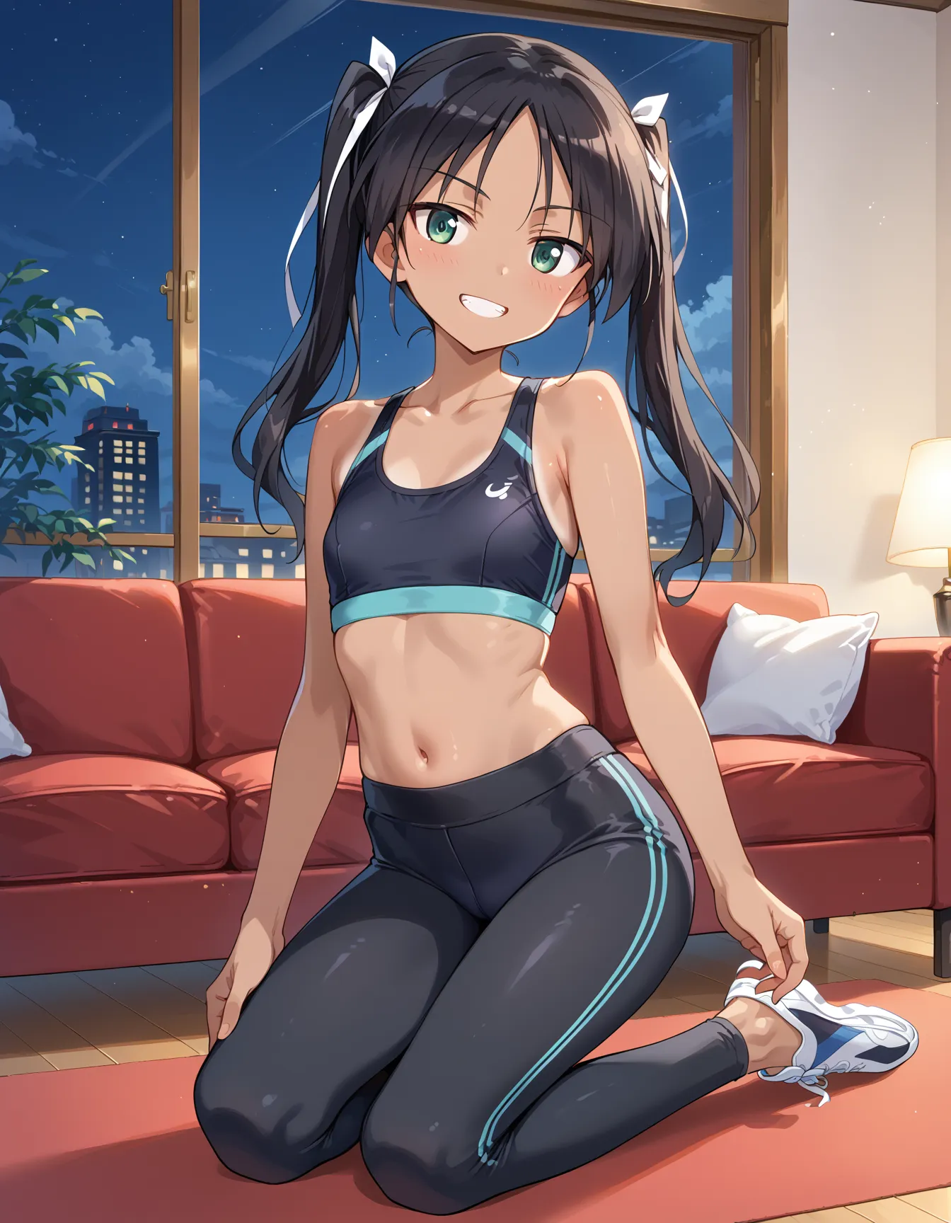 【「貧乳」AIエロ画像（イラスト・アニメ・二次元風）8390枚まとめ！(168ページ目)のエロ画像19枚目