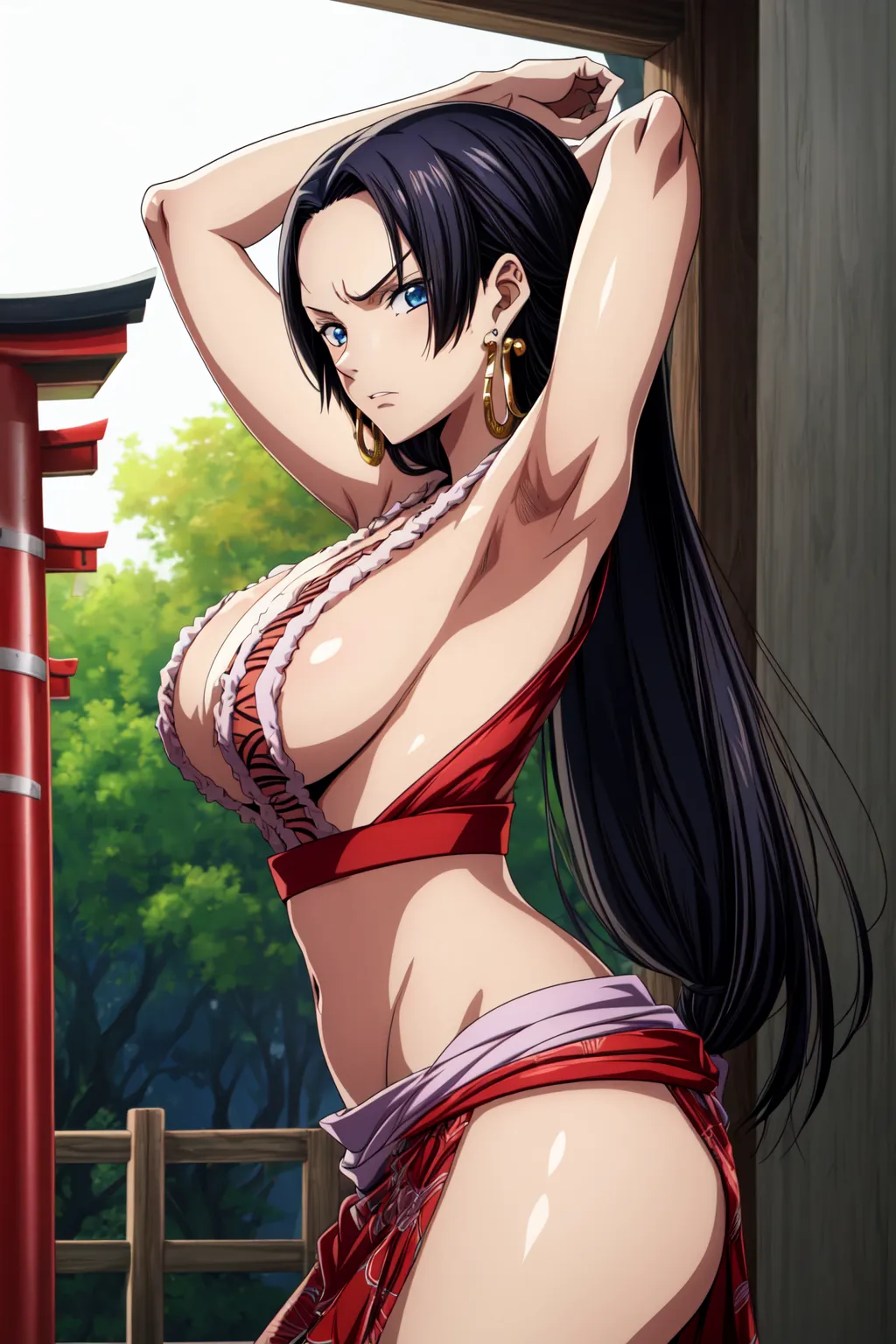 【「腋・脇」AIエロ画像（イラスト・アニメ・二次元風）4705枚まとめ！(95ページ目)のエロ画像8枚目