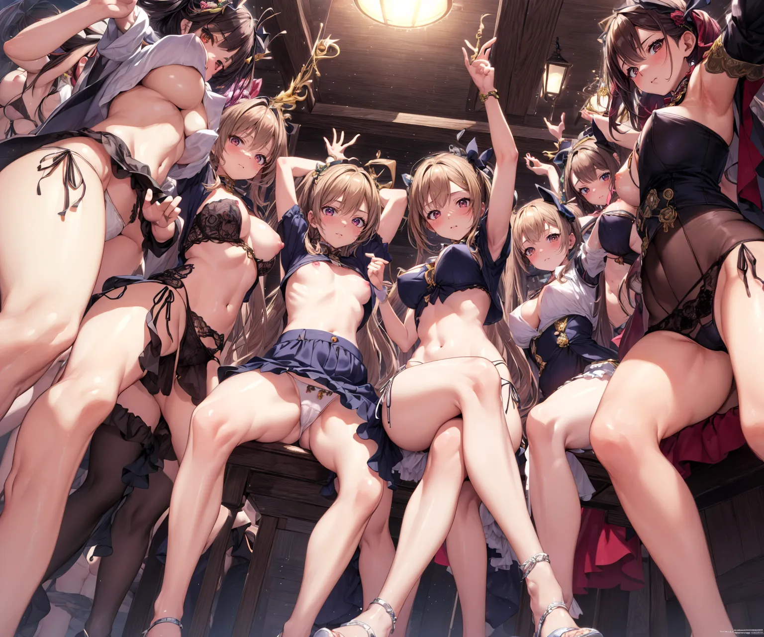 【「貧乳」AIエロ画像（イラスト・アニメ・二次元風）8390枚まとめ！(167ページ目)のエロ画像27枚目