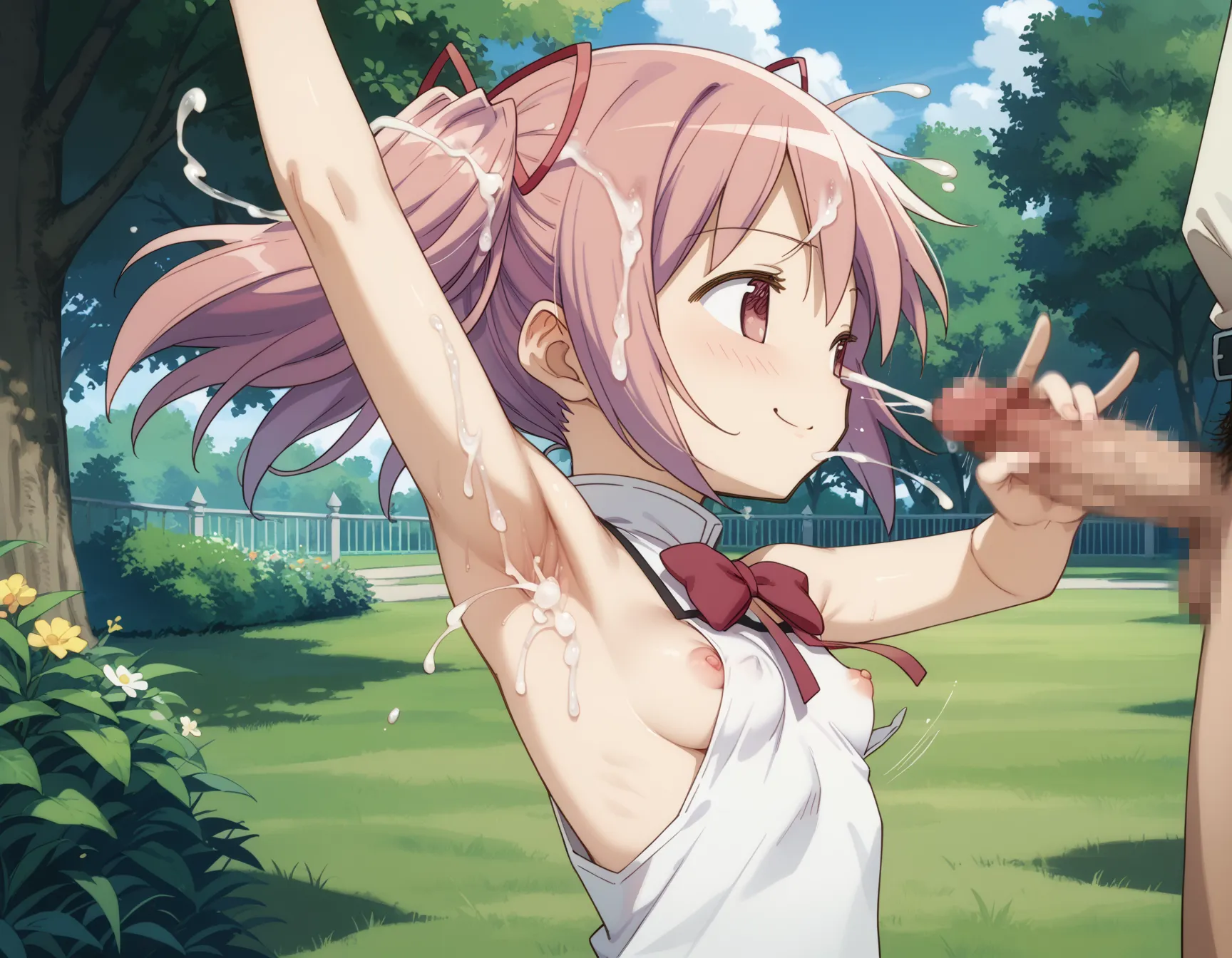 【「腋・脇」AIエロ画像（イラスト・アニメ・二次元風）4705枚まとめ！(94ページ目)のエロ画像25枚目