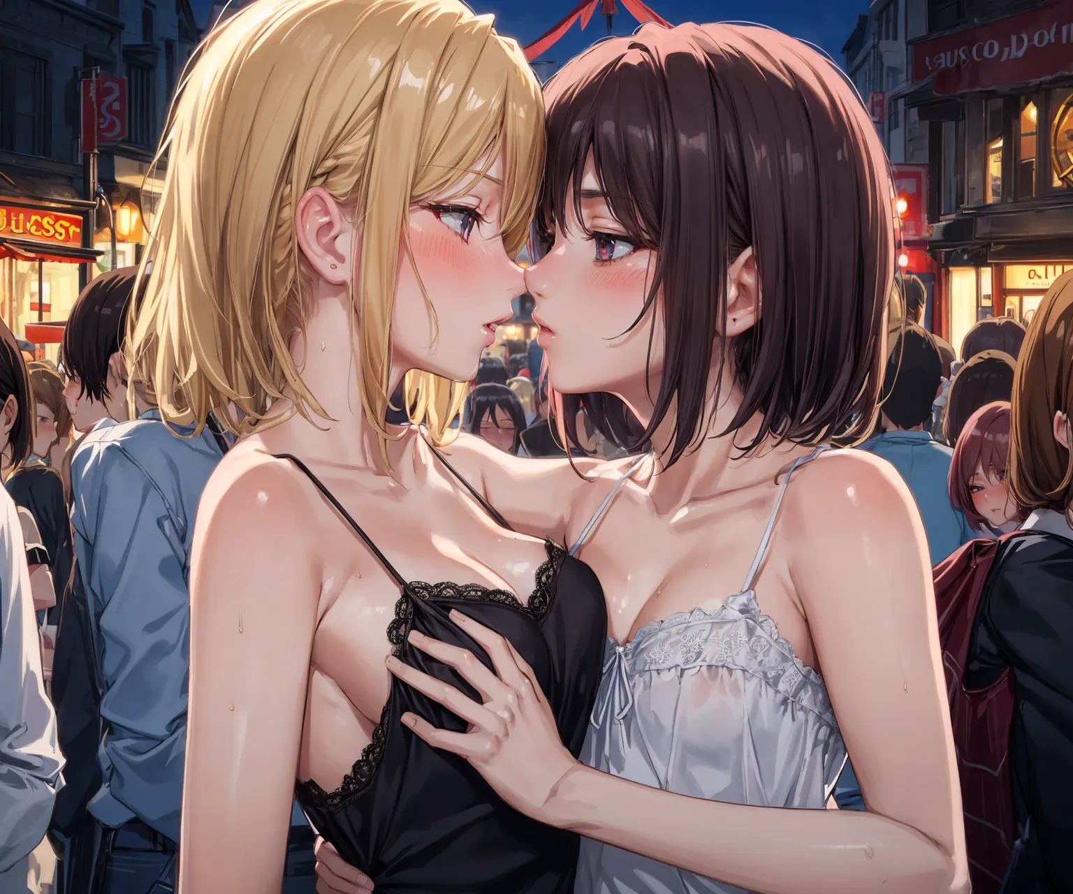 【「下着（ブラジャー・パンティ）」AIエロ画像（イラスト・アニメ・二次元風）15996枚まとめ！(315ページ目)のエロ画像7枚目